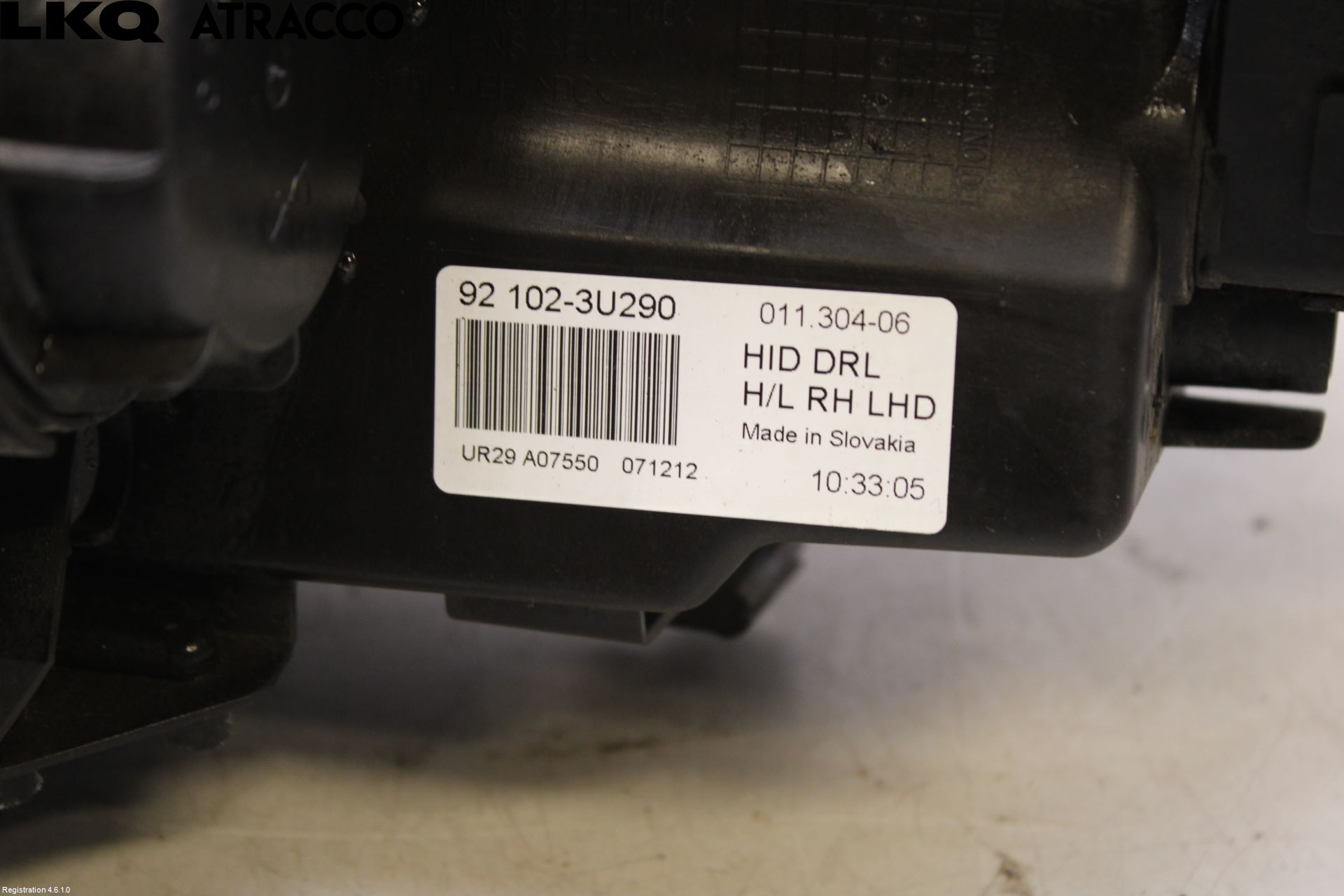 Kia SPORTAGE (SL) 11-15 Frontlykt Høyre