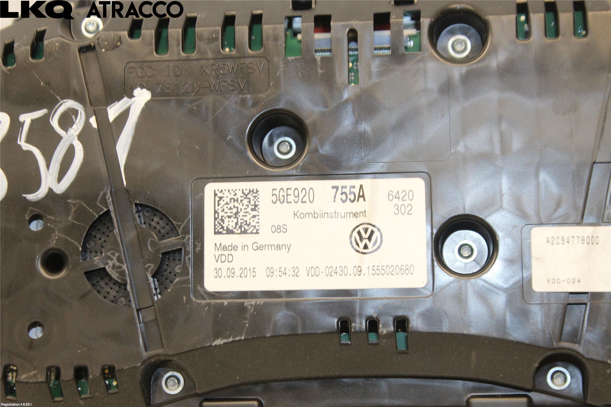 Volkswagen VW GOLF / E-GOLF VII 13-20 Instr Kombinert