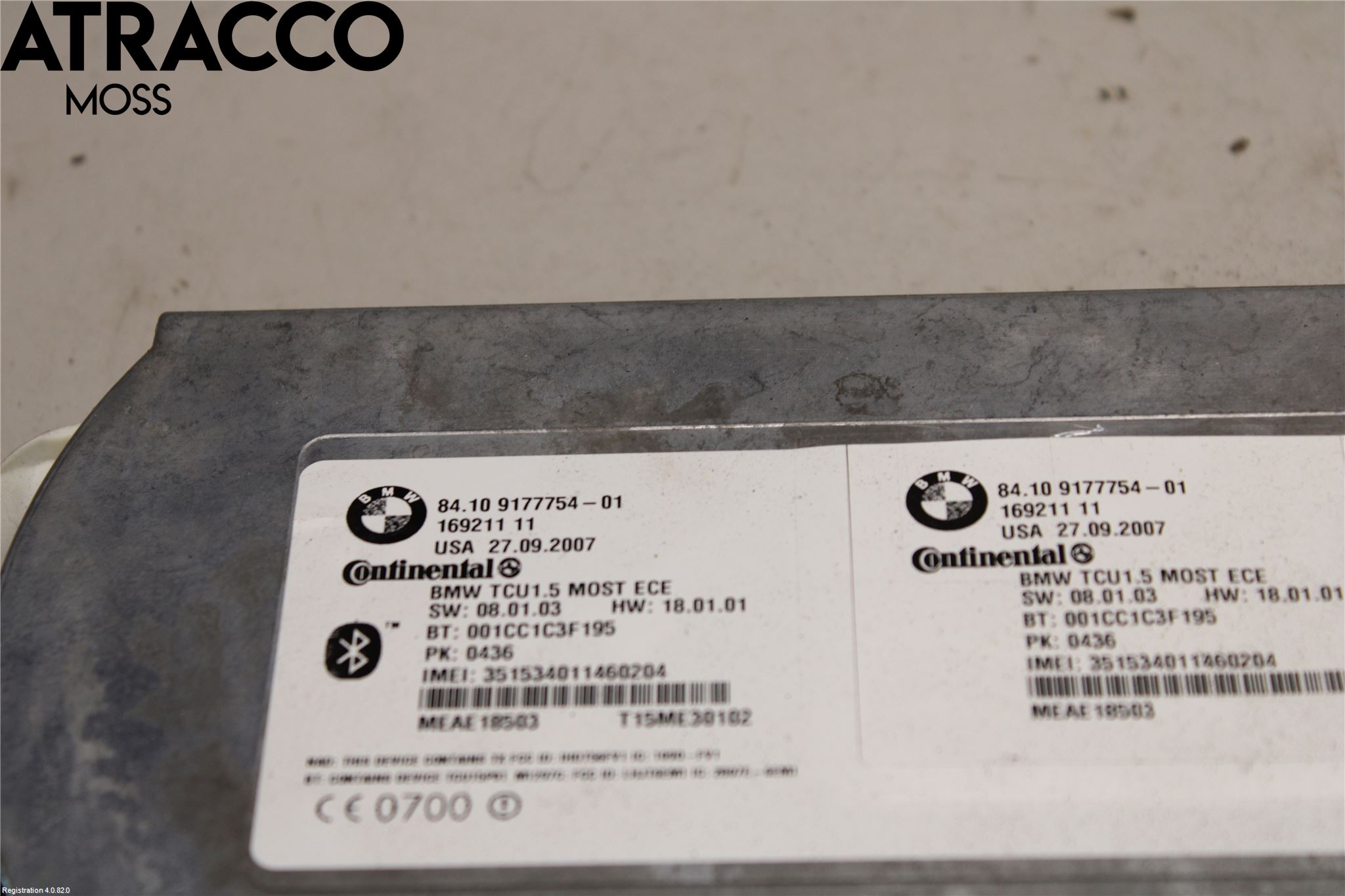 BMW 5 E60/61 Sed/Tou 02-10 Styreenhet Øvrig