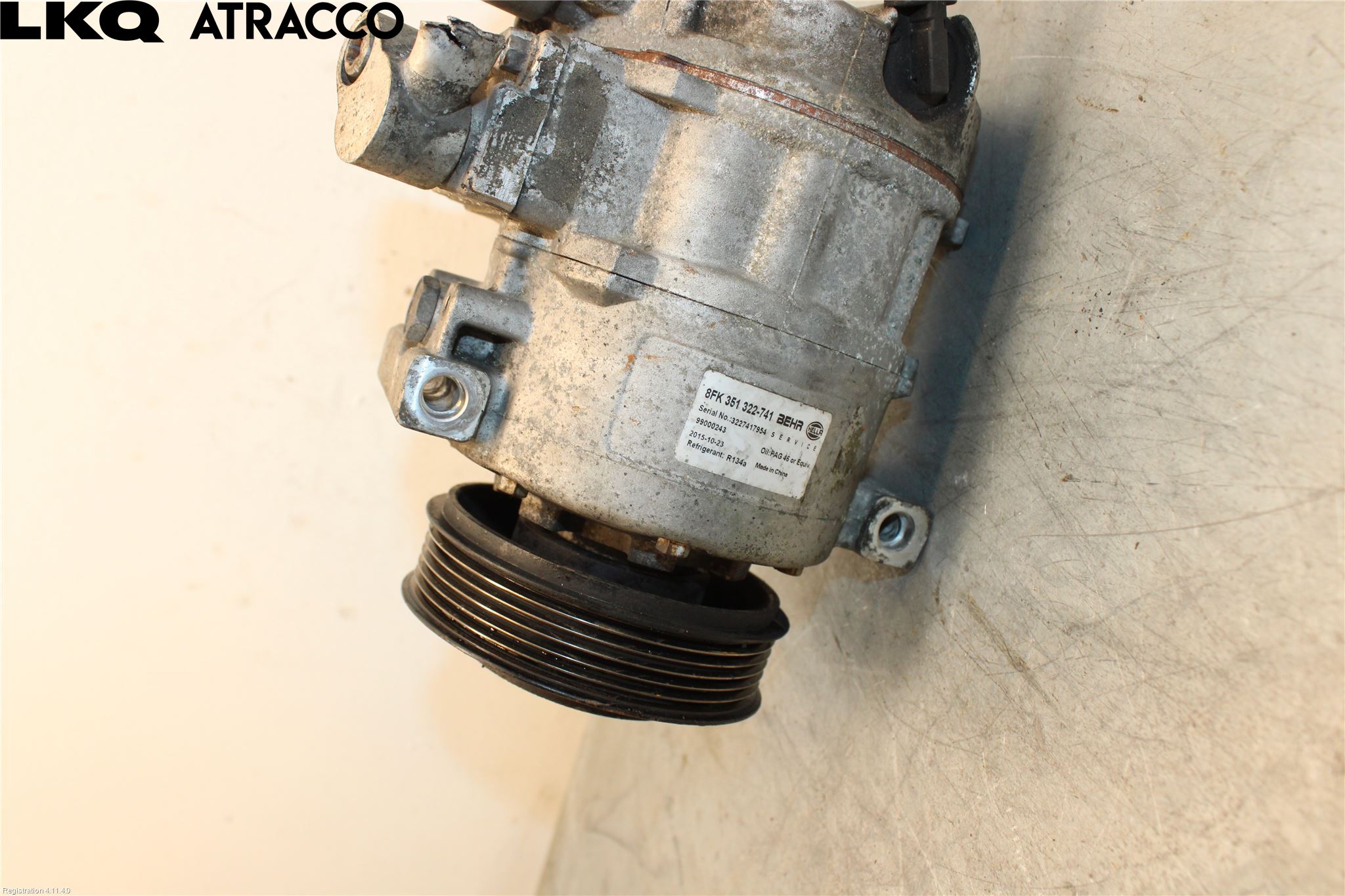 Skoda OCTAVIA (1Z) 05-13 Varme Ac Kompressor