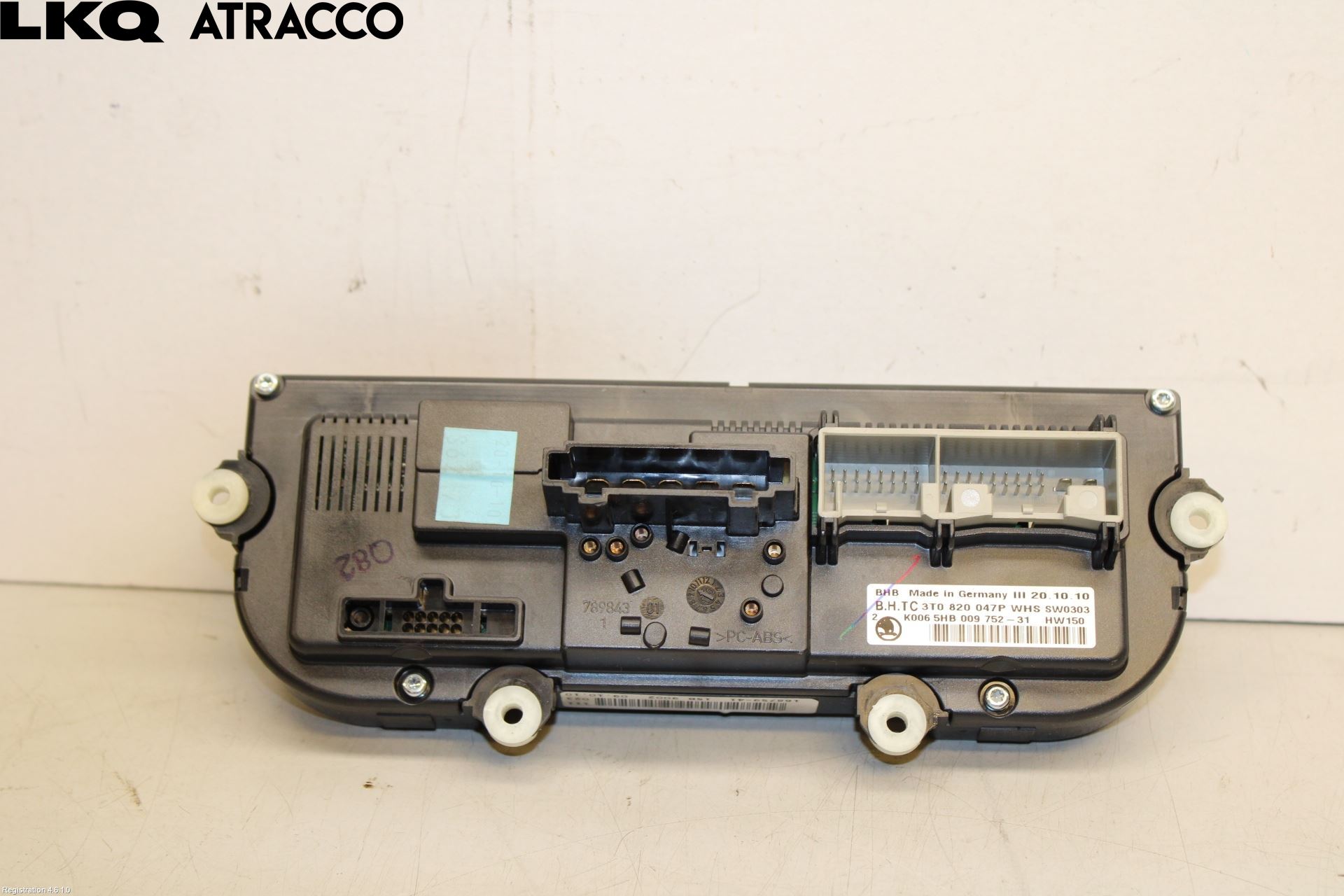 Skoda SUPERB 09-15 Varme Ac Betjening-Display