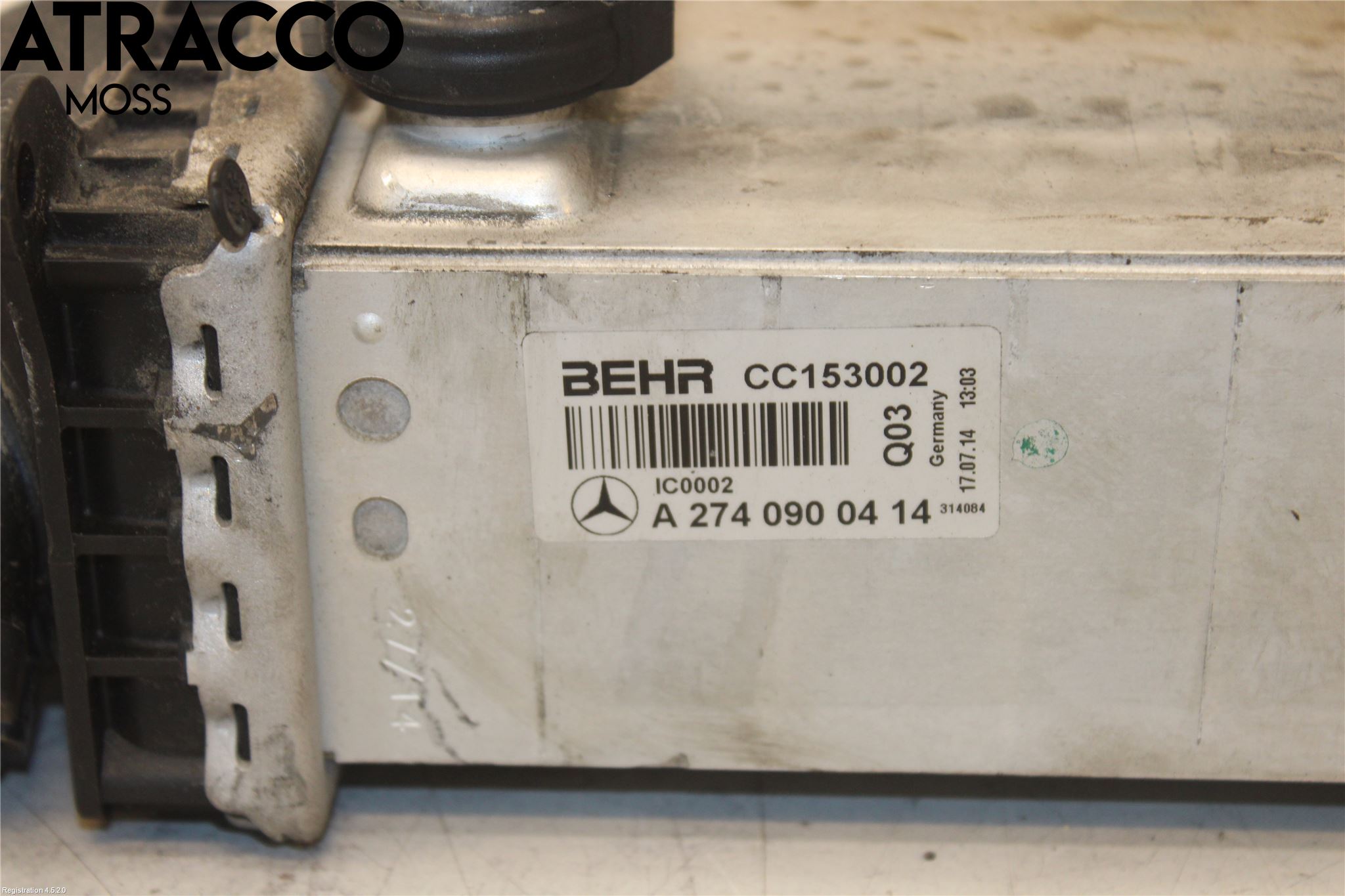 Mercedes-Benz MB C-KLASS (W205) 14-21 Intercooler Radiator