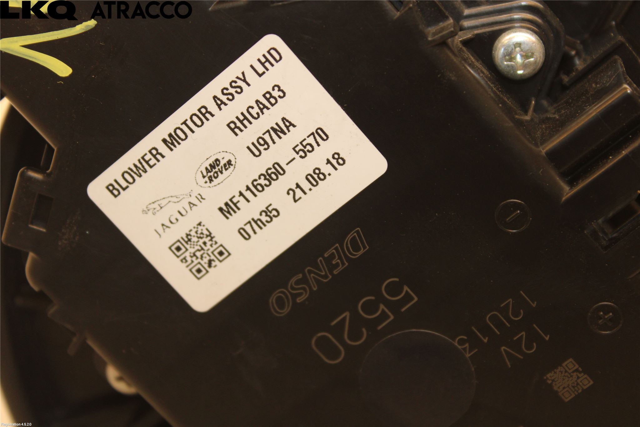 Jaguar I-PACE 18- Varme Ac Varmeapparatvifte