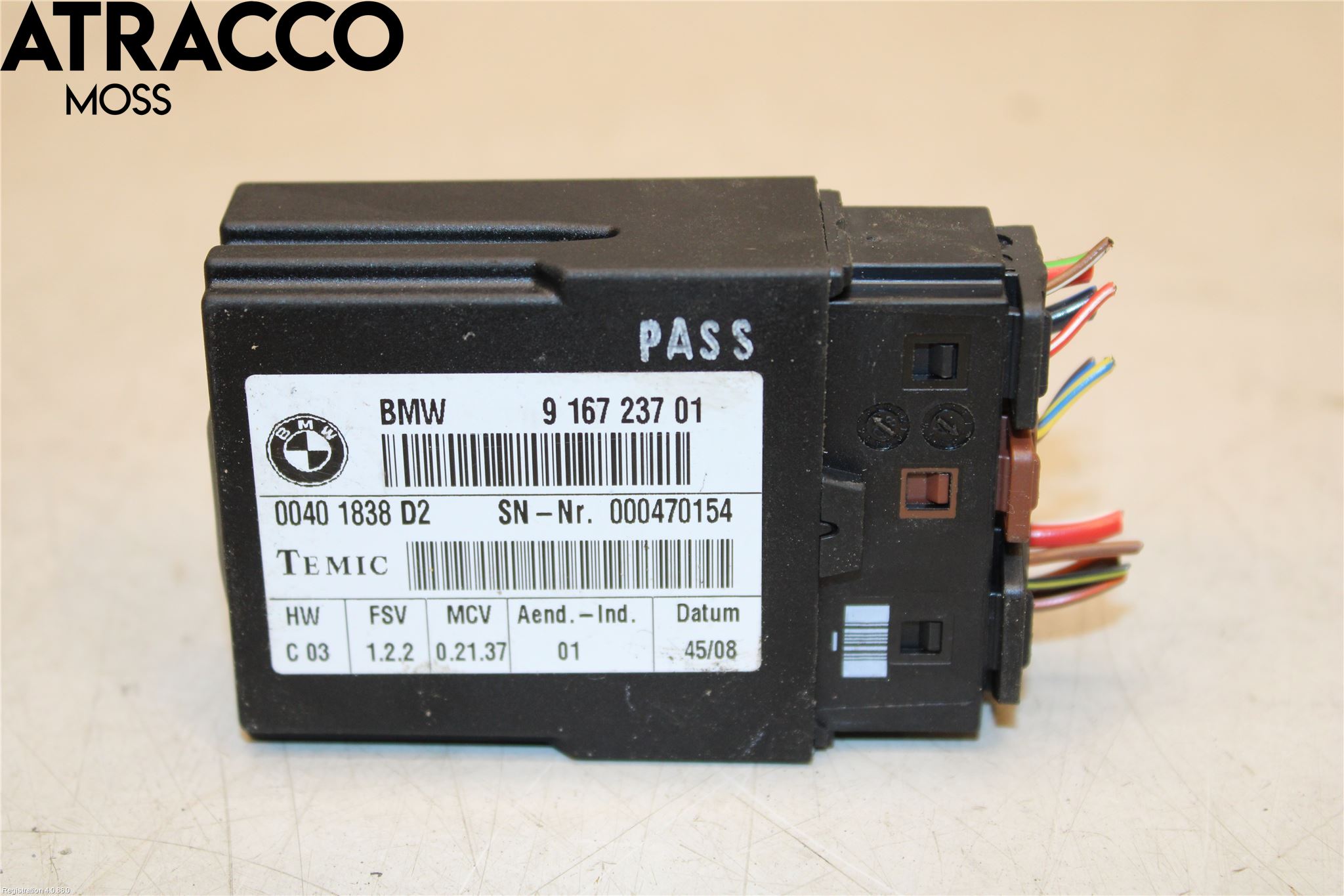 BMW 5 E60/61 Sed/Tou 02-10 Styreenhet Øvrig