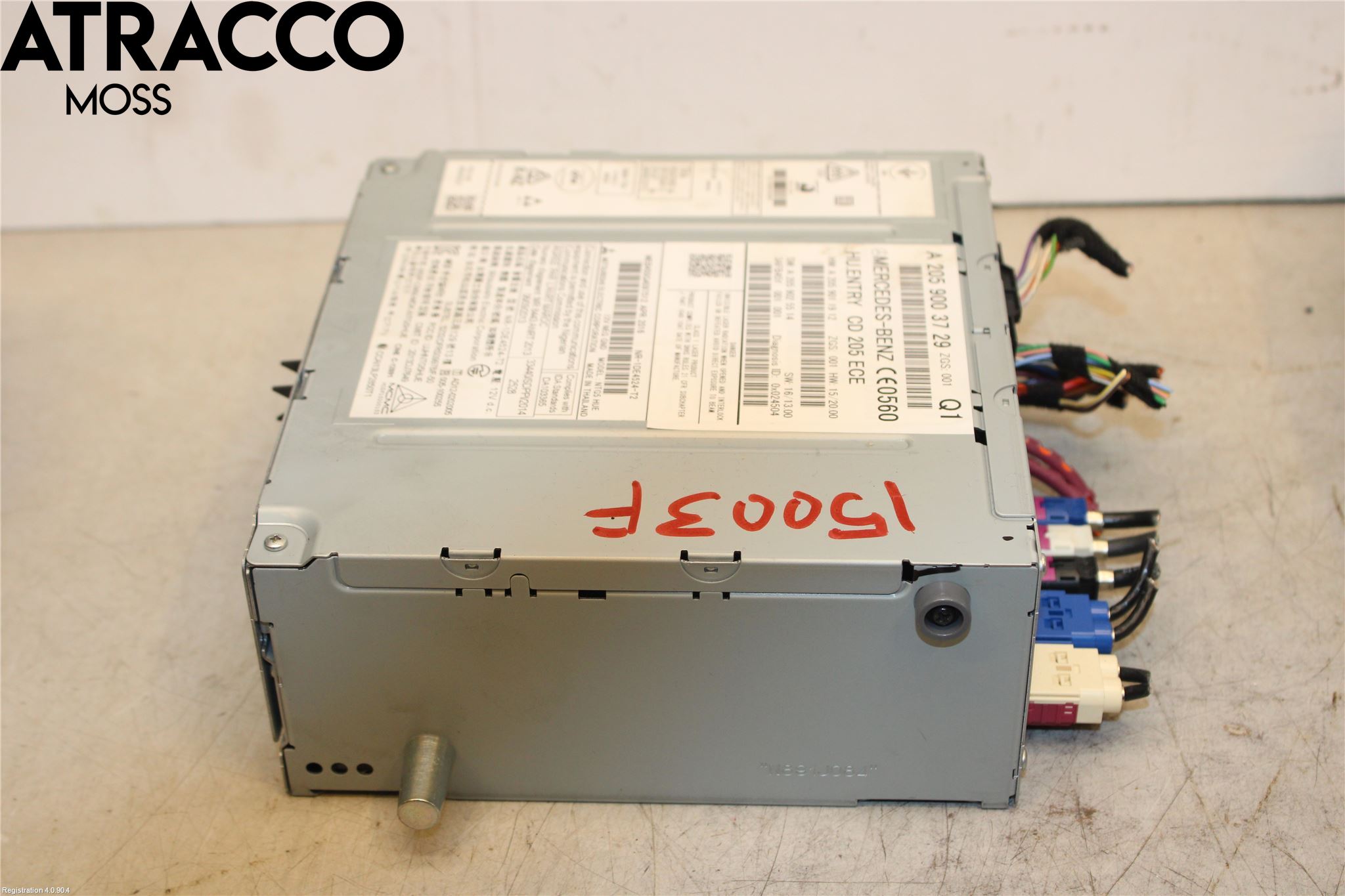 Mercedes-Benz MB C-KLASS (W205) 14-21 Stereo Radio Med Cd