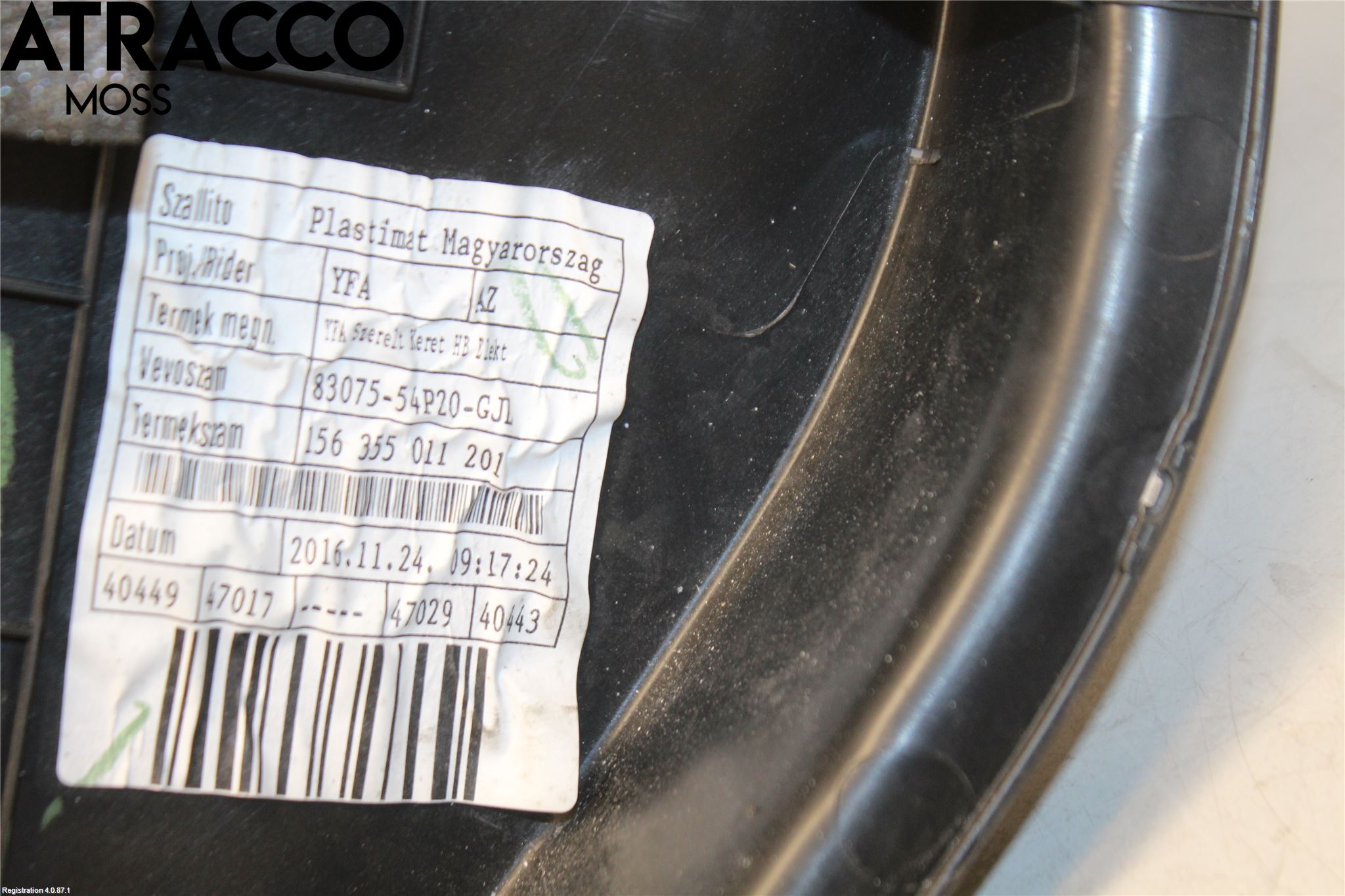 Toyota YARIS XP130 12-14 Innr Dørtrekk Venstre