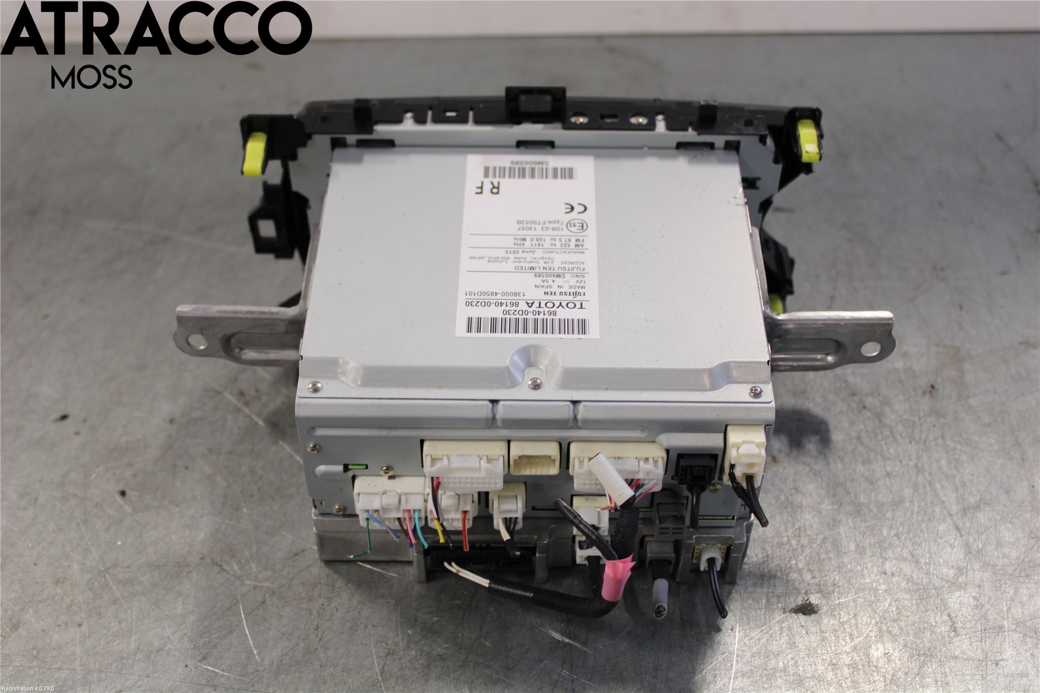 Toyota YARIS XP130 15-20 Stereo Radio Med Cd