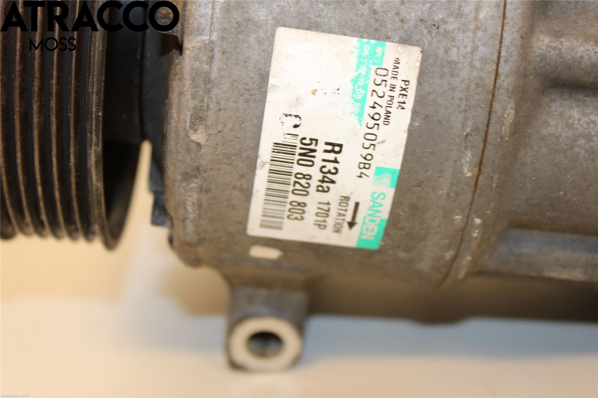 Volkswagen VW PASSAT 05-11 Varme Ac Kompressor