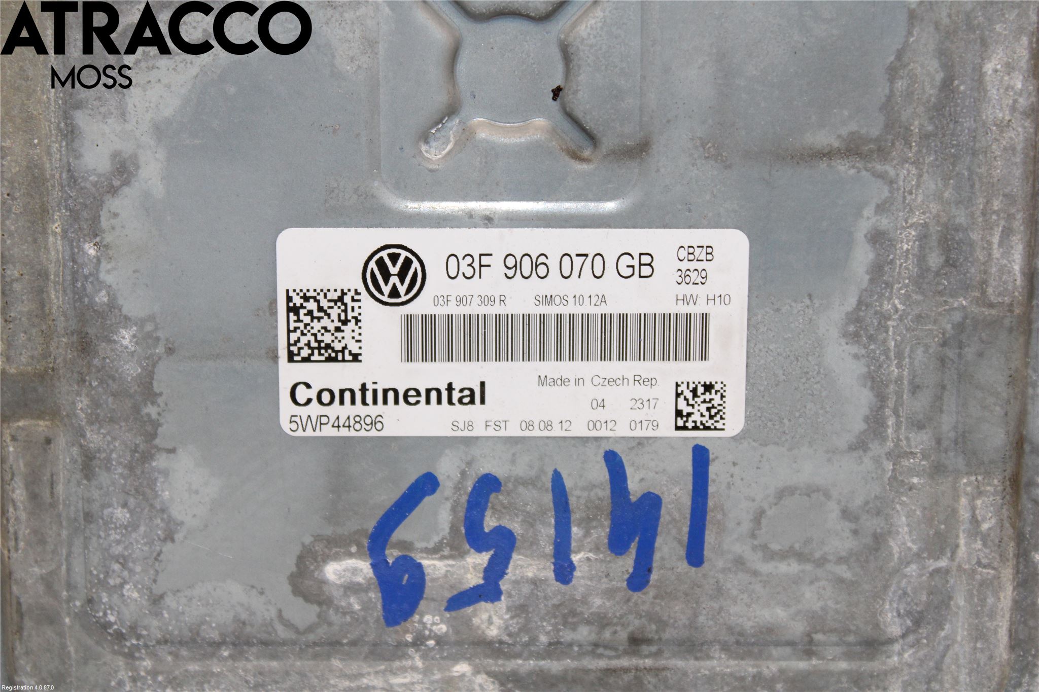 Volkswagen VW GOLF VI 09-13 Styreenhet Innsprøytning