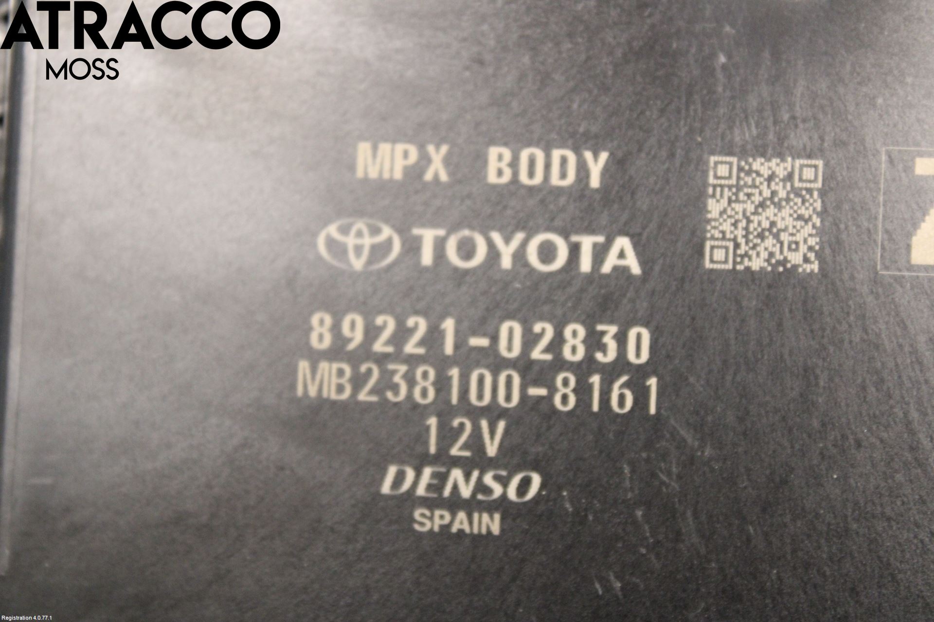 Toyota COROLLA 19- Styreenhet Øvrig