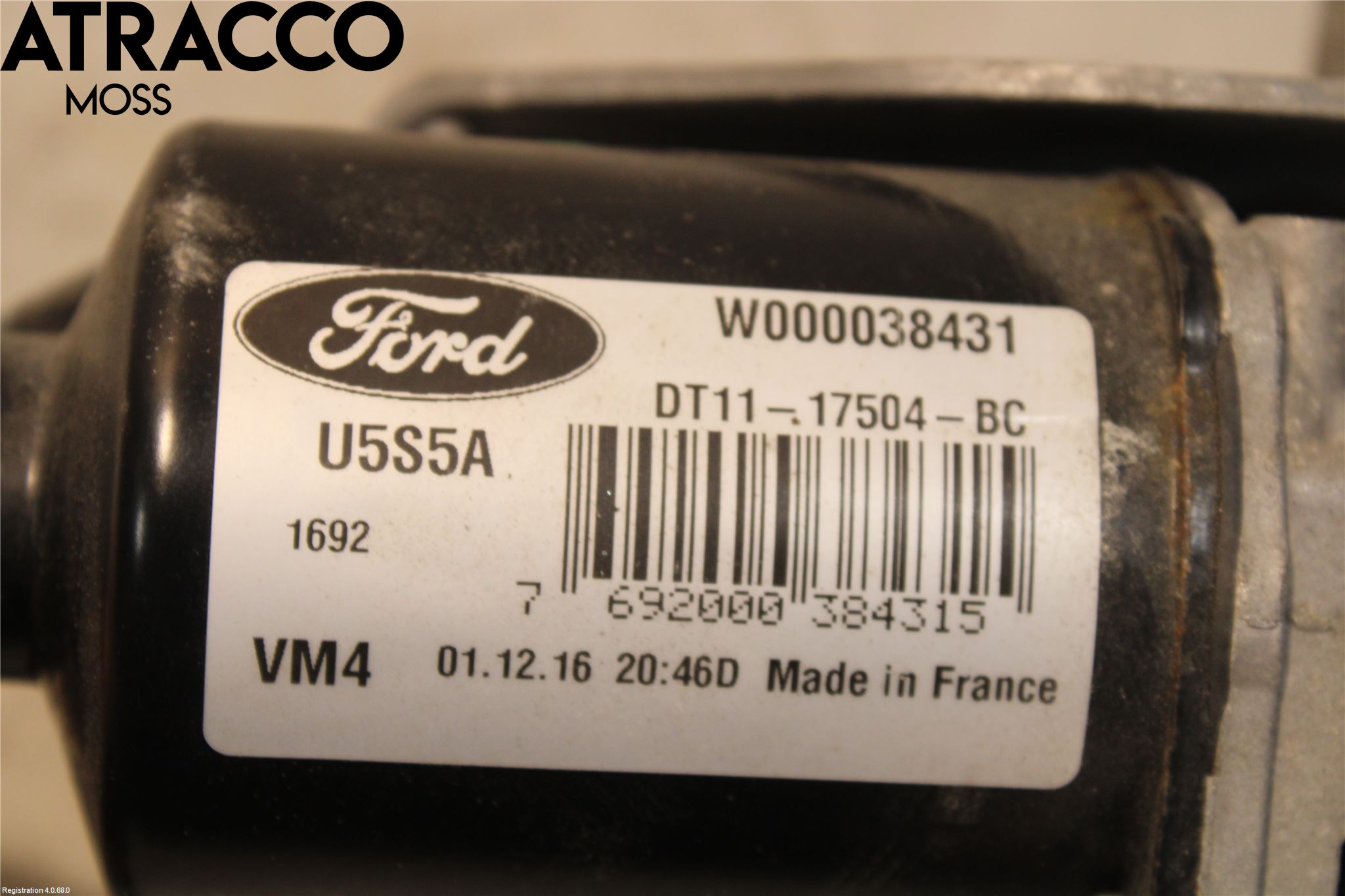 Ford TRANSIT/TOURNEO CONNECT 13-22 Viskermotor Frontrute