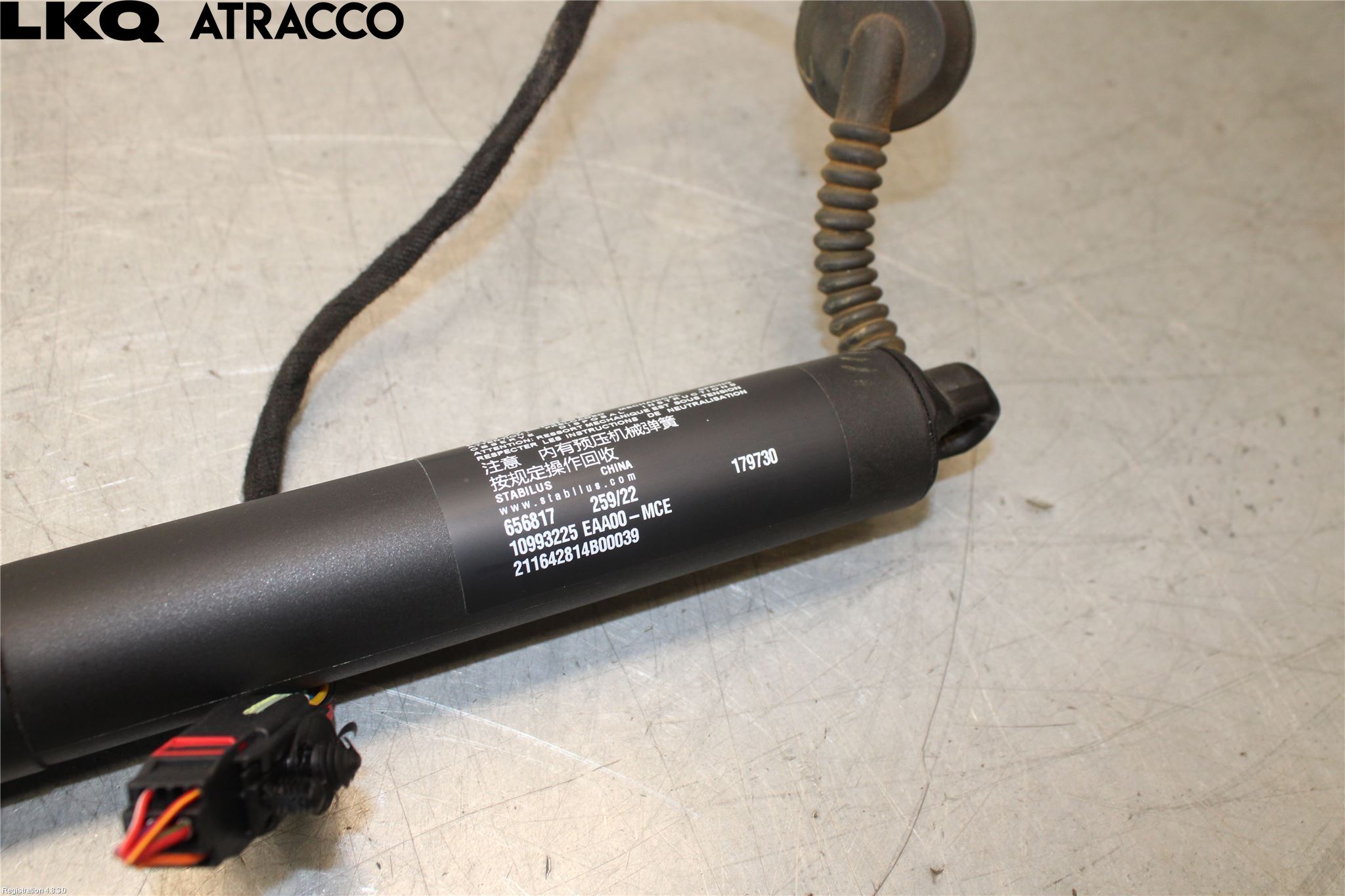 MG MARVEL R 22- Bakluke Demper-Gassfjær