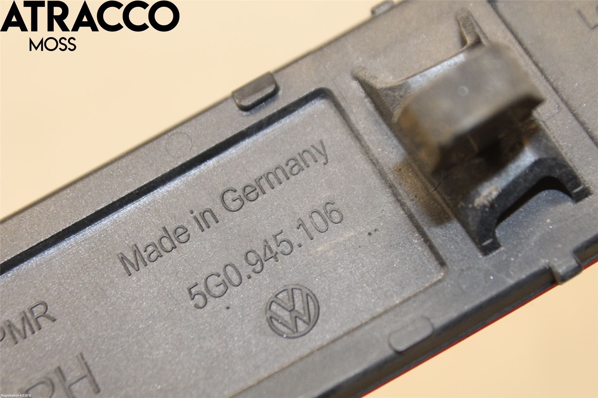 Volkswagen VW GOLF / E-GOLF VII 13-20 Refleks Bak