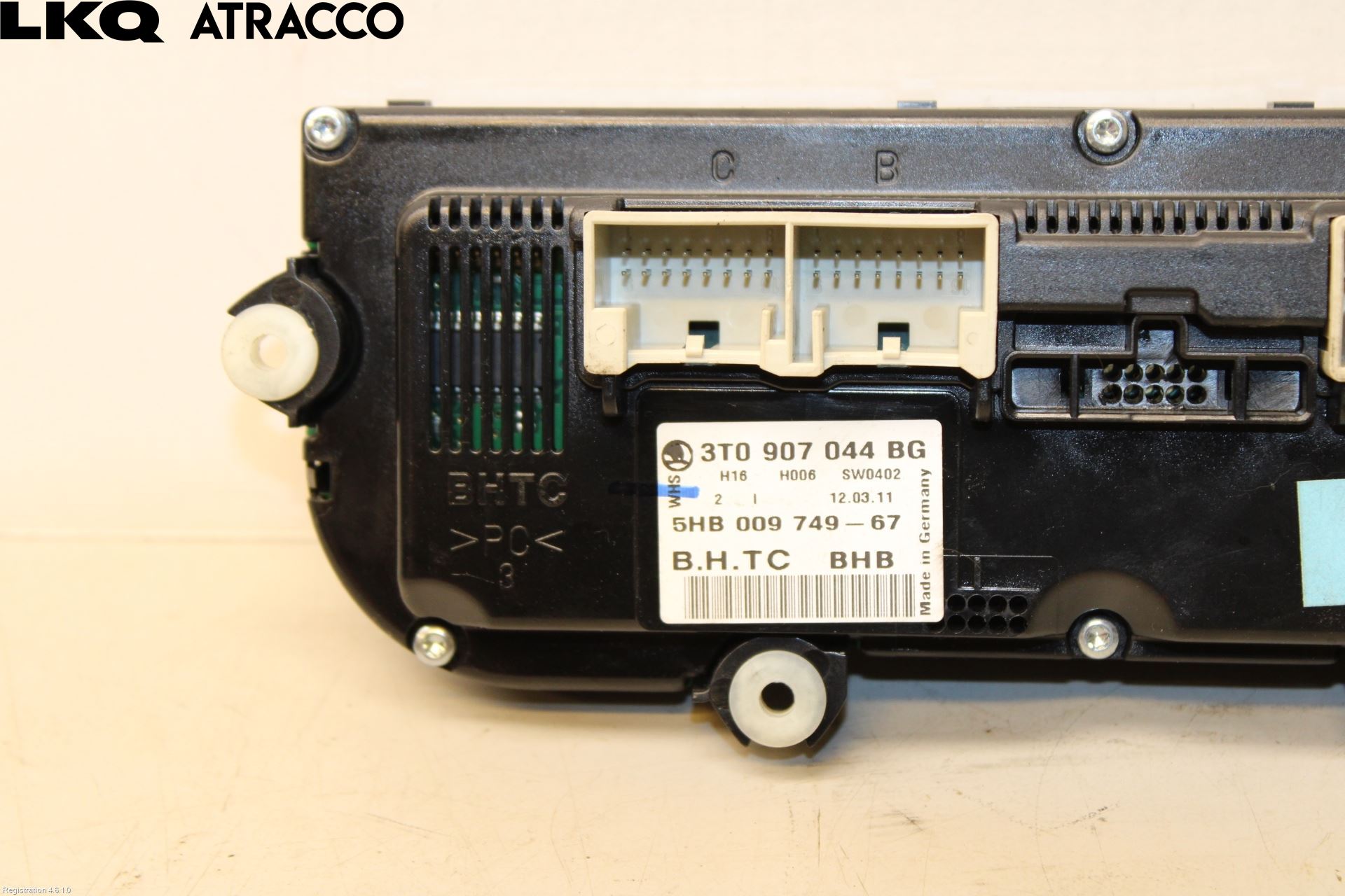 Skoda SUPERB 09-15 Varme Ac Betjening-Display