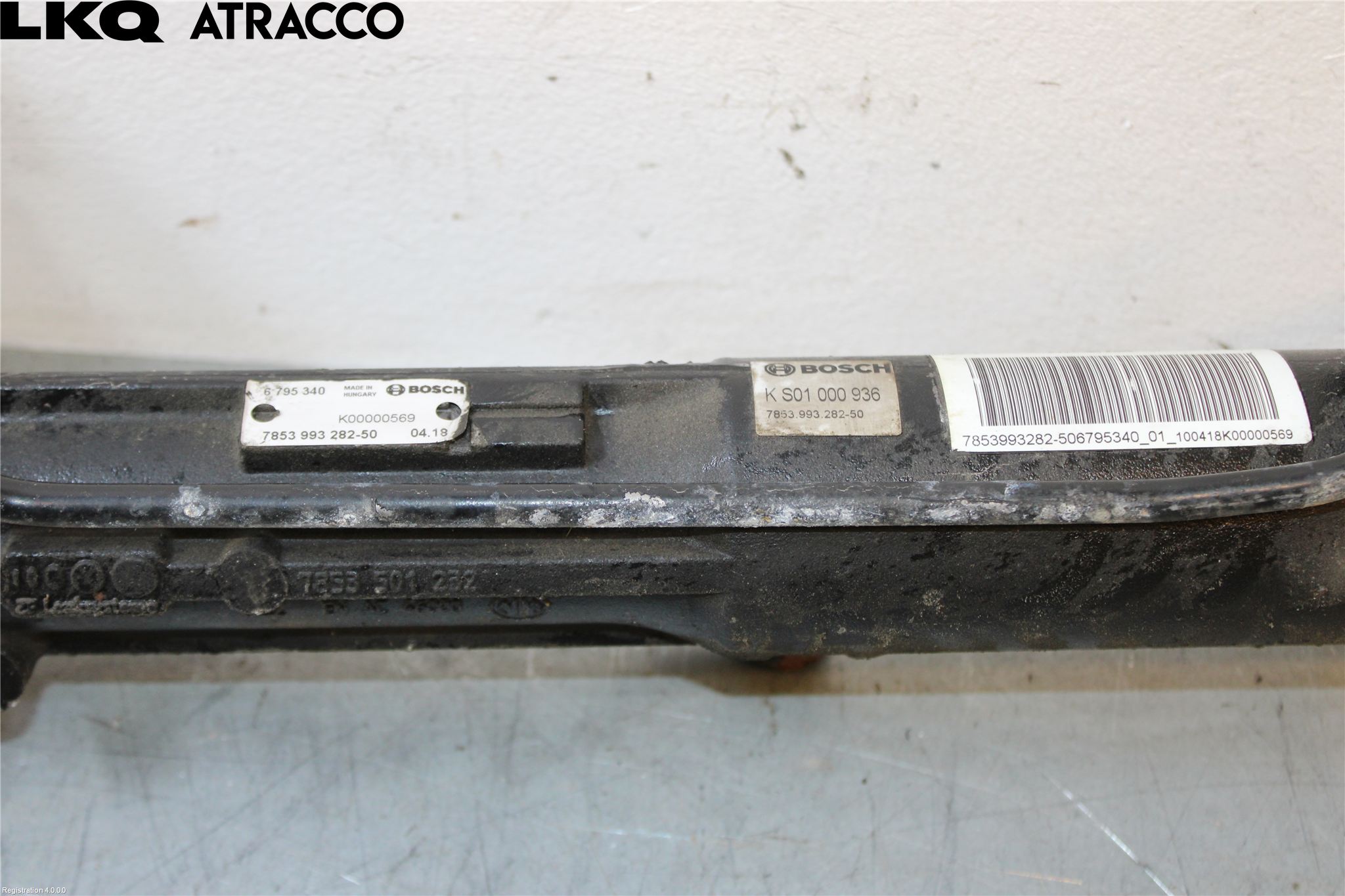 BMW 5 E60/61 Sed/Tou 02-10 Servo Snekke - Tannstang