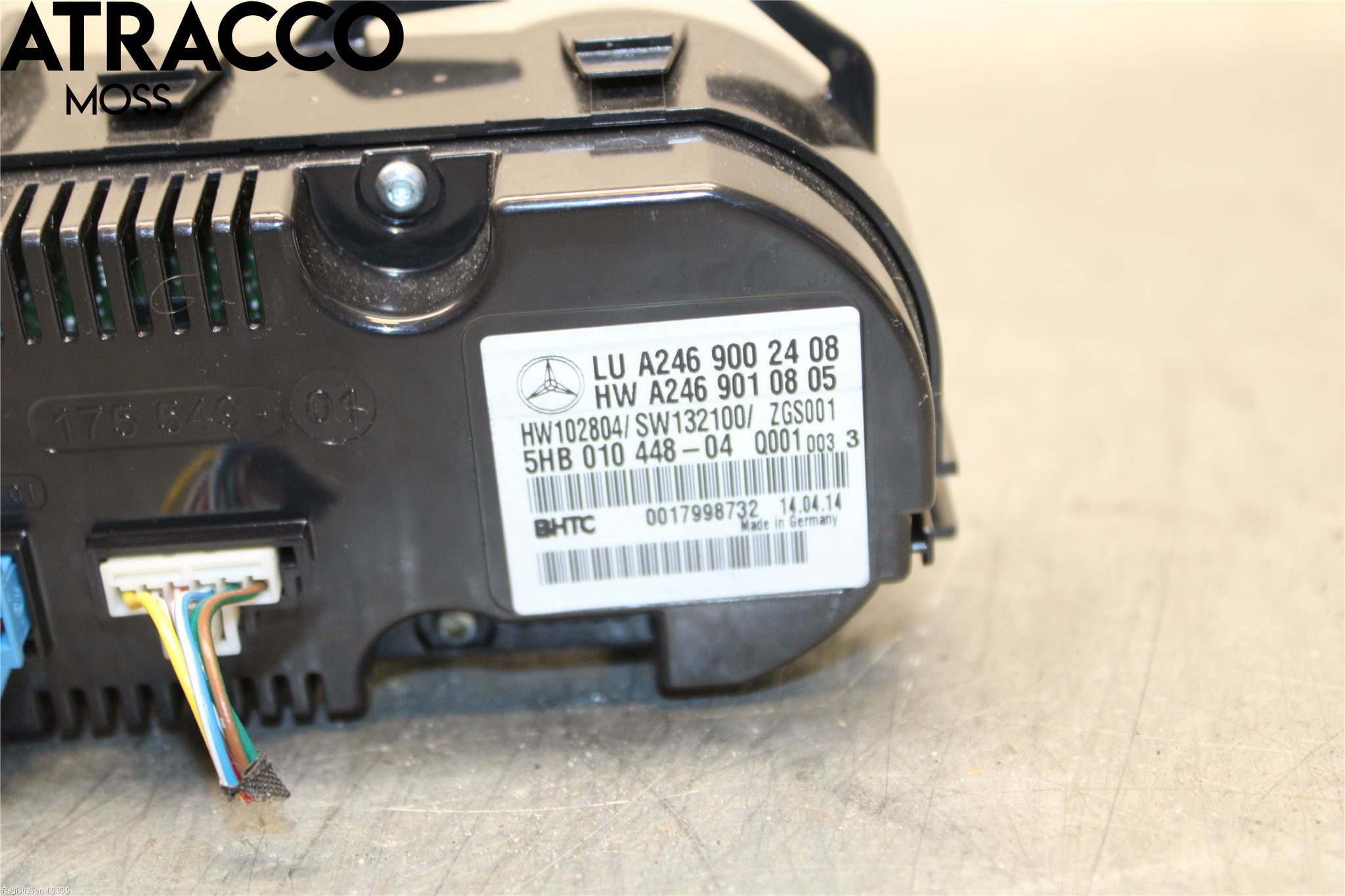 Mercedes-Benz MB GLA-KLASS (X156) 13-20 Varme Ac Betjening-Display