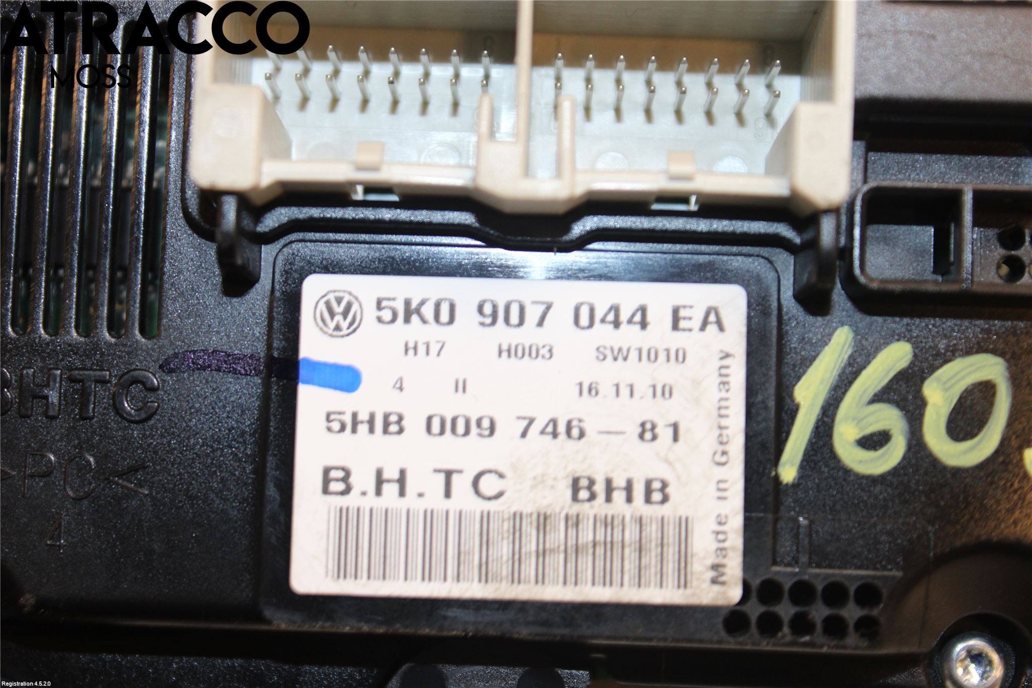 Volkswagen VW PASSAT 11-14 Varme Ac Betjening-Display