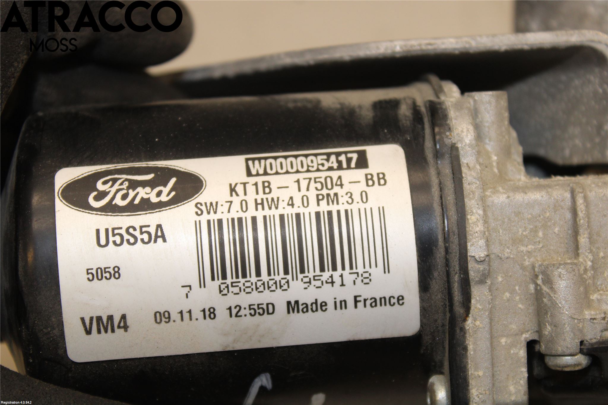 Ford TRANSIT/TOURNEO CONNECT 13-22 Viskermotor Frontrute