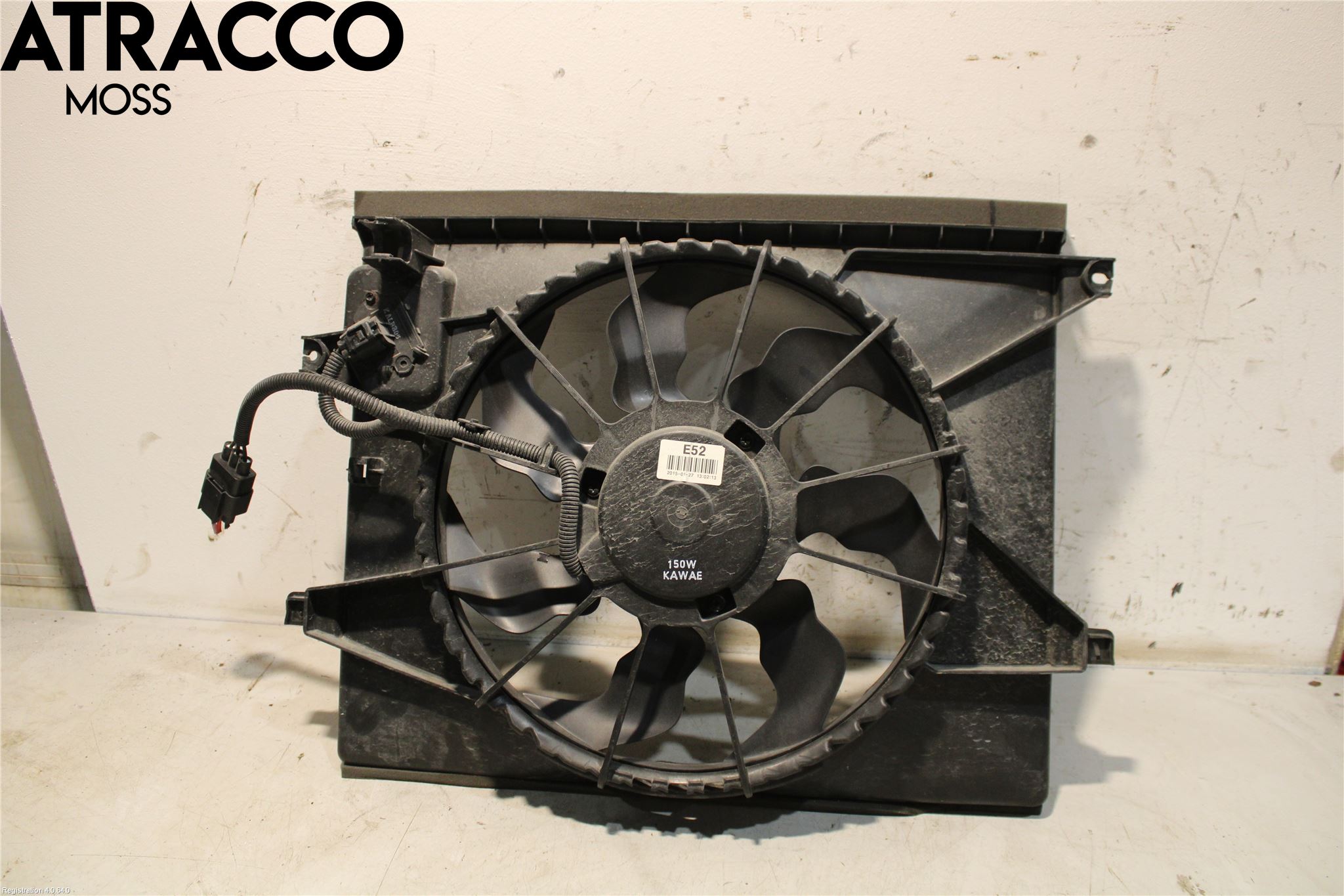 Kia SOUL 09- Kjølevifte Elektrisk