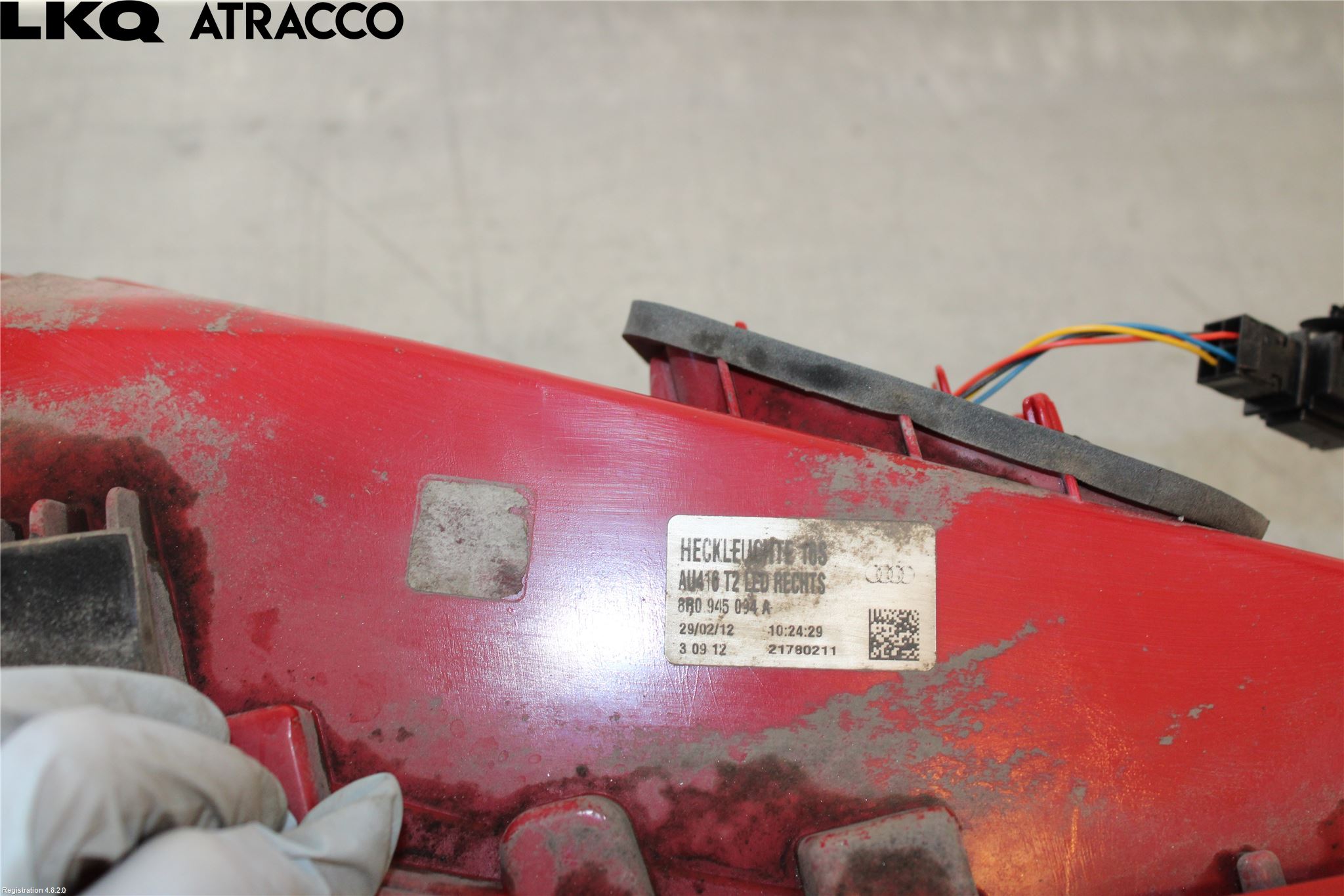 Audi Q5 09-16 Baklykt Høyre