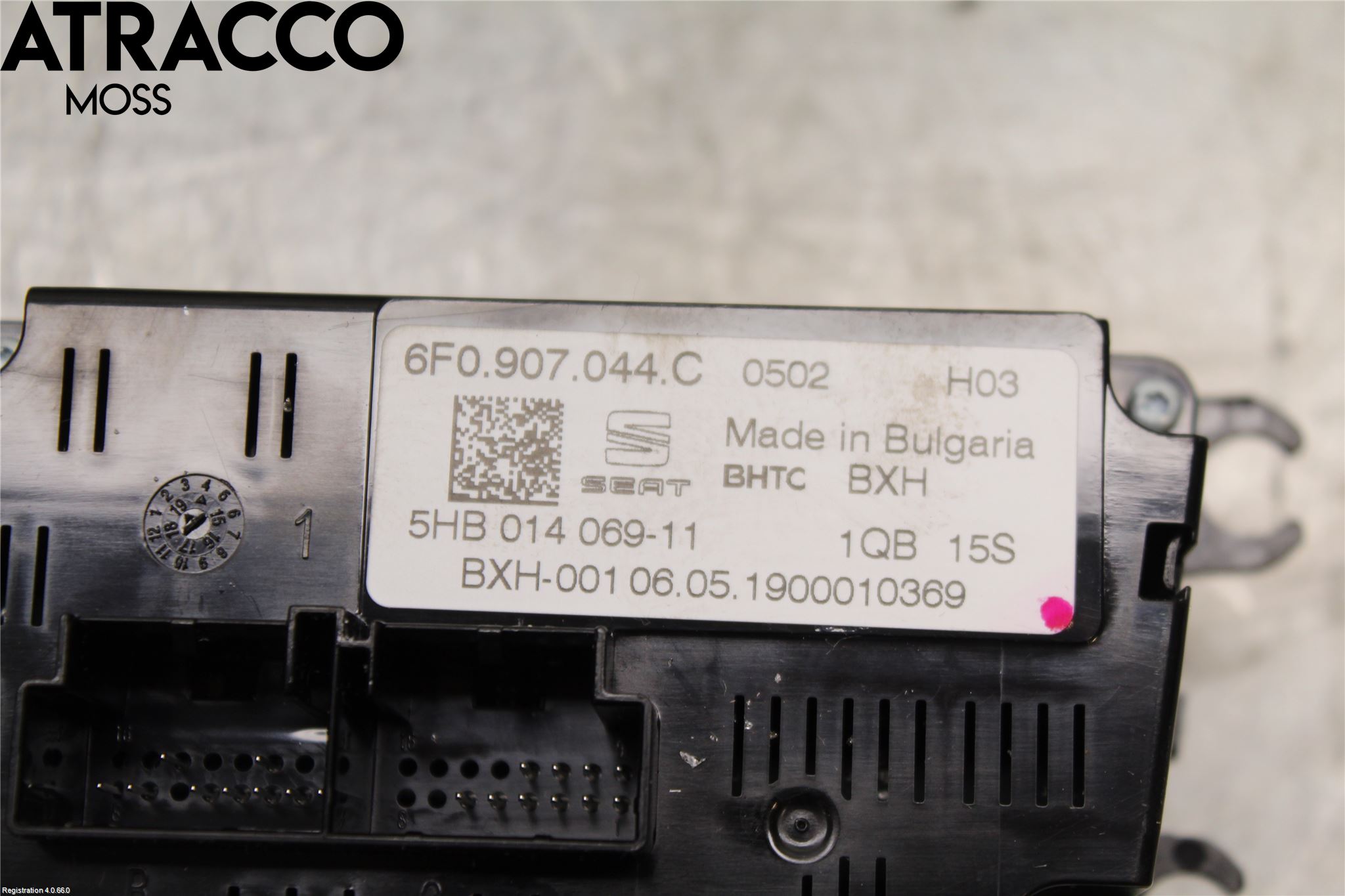 Seat IBIZA V 17-20 Varme Ac Betjening-Display