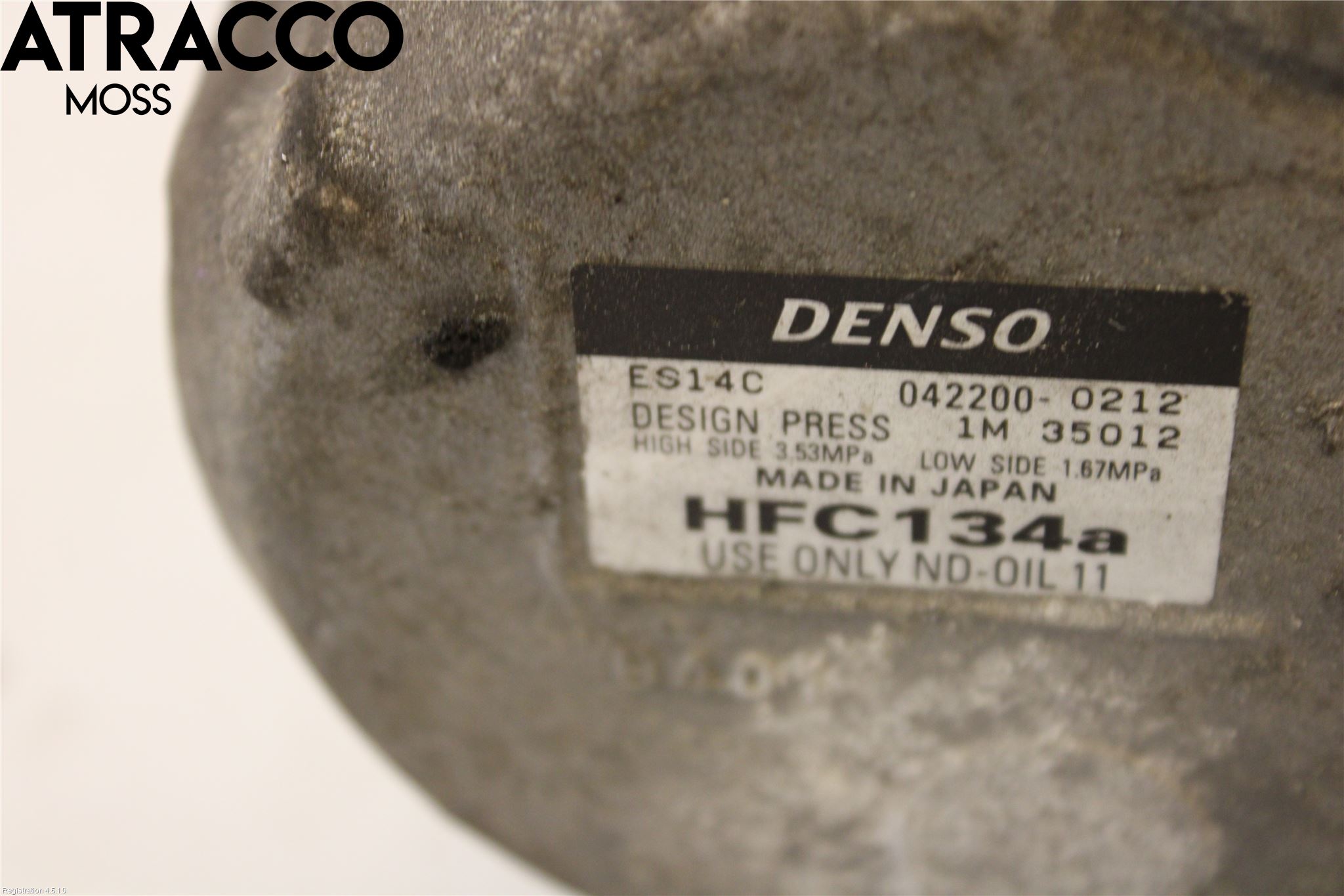 Toyota PRIUS ZVW30 09-20 Varme Ac Kompressor