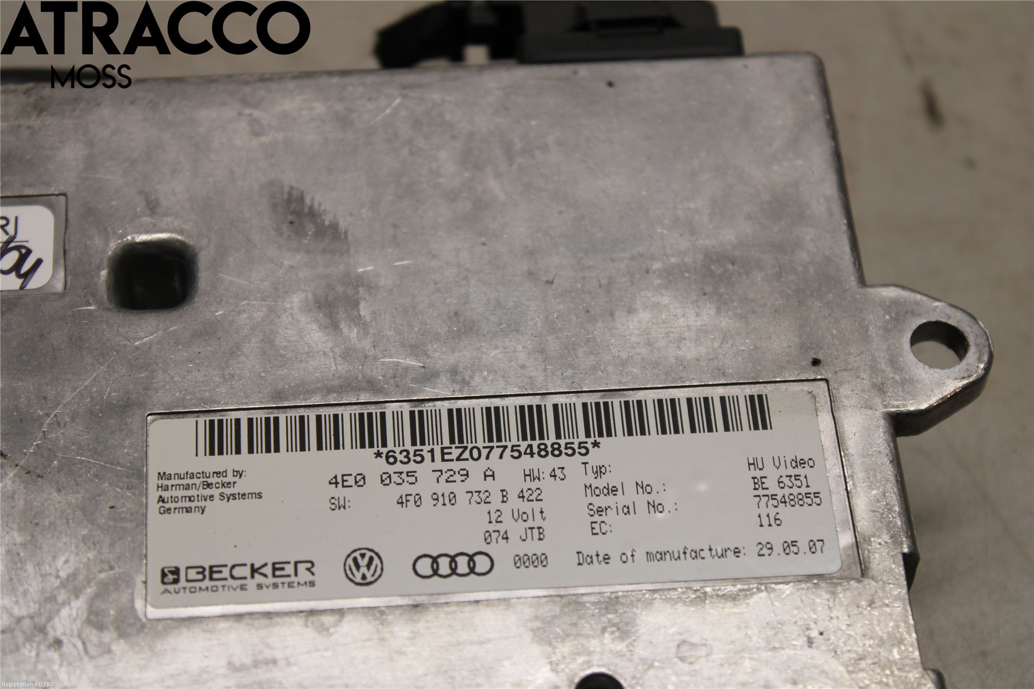 Audi A6/S6     05-11 Styreenhet Øvrig