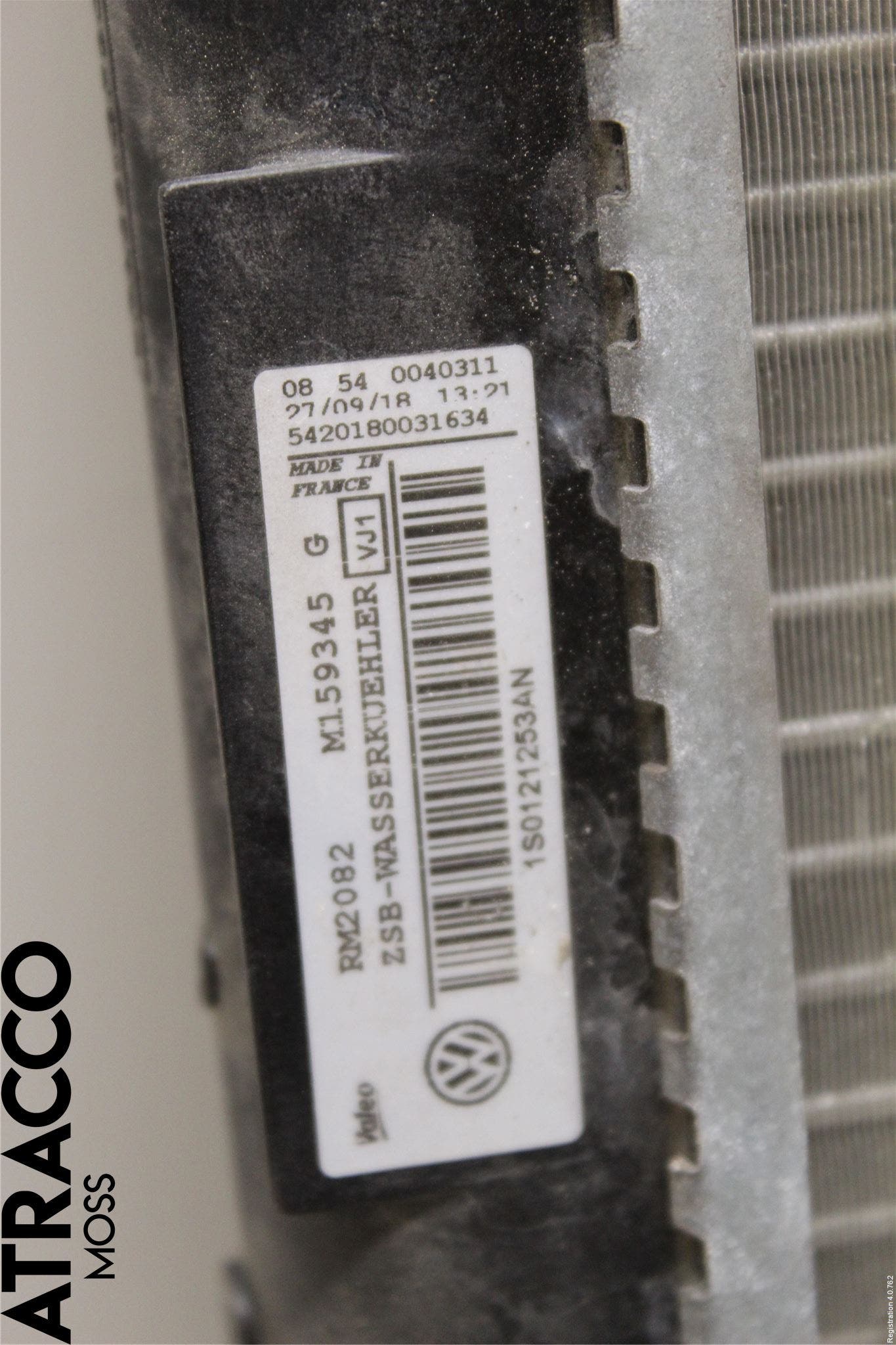 Volkswagen VW UP! / E-UP! Radiator Manuell