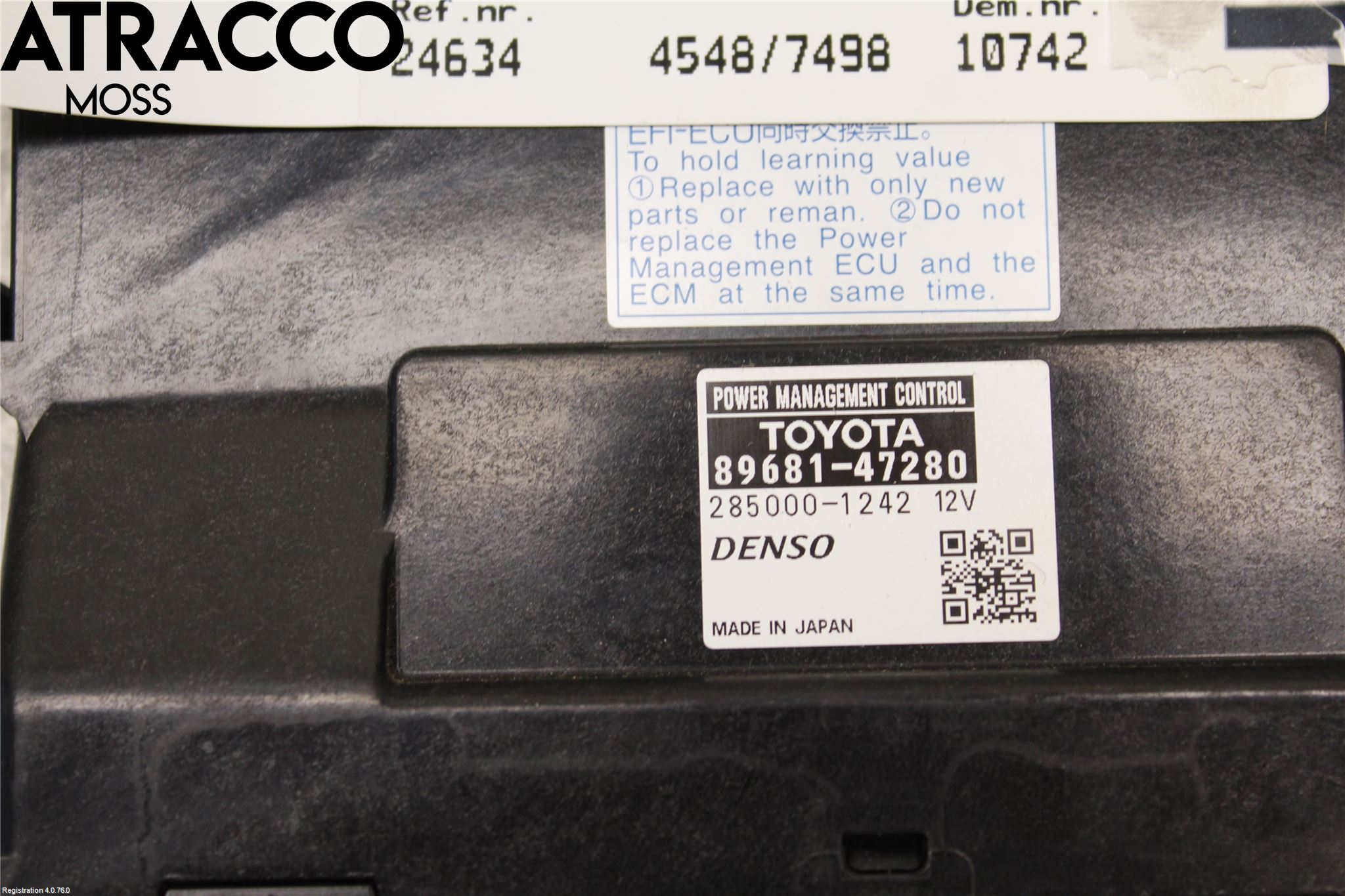 Toyota PRIUS+ ZVW40 12-20 Styreenhet Øvrig