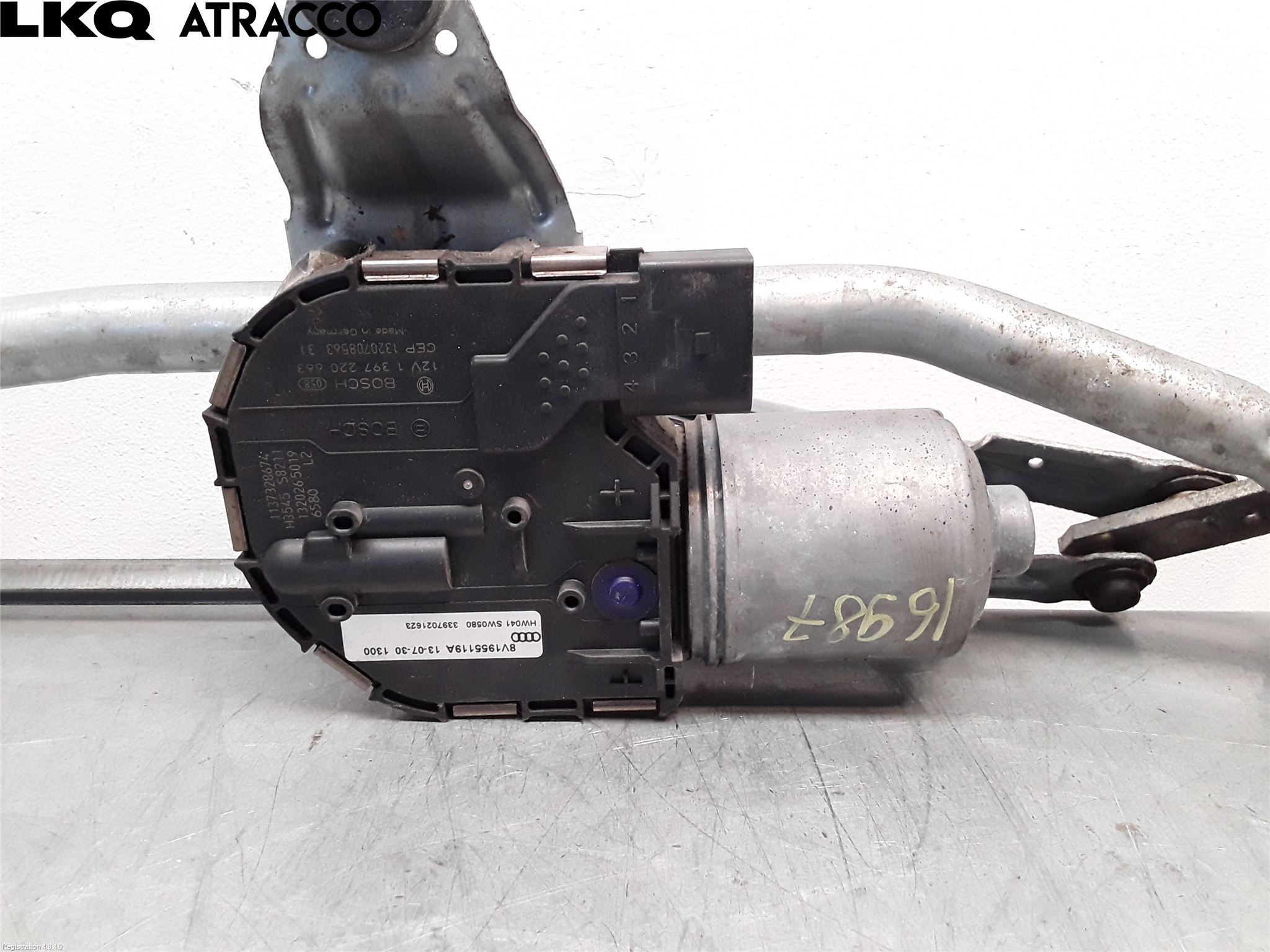 Audi A3/S3 05-13 Viskermotor Frontrute