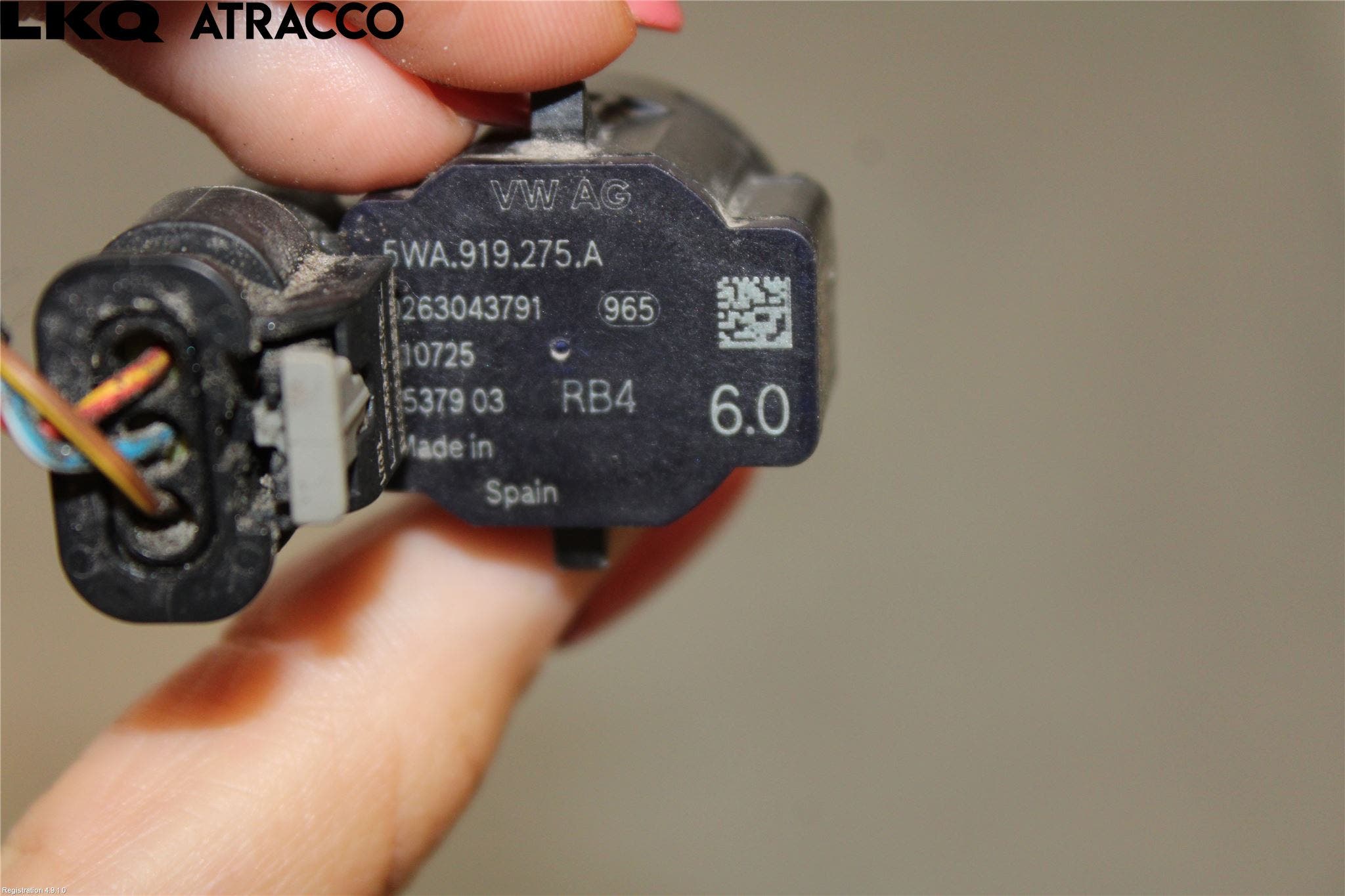 Audi Q4 E-TRON FZ 22- Sensor Ryggesensor