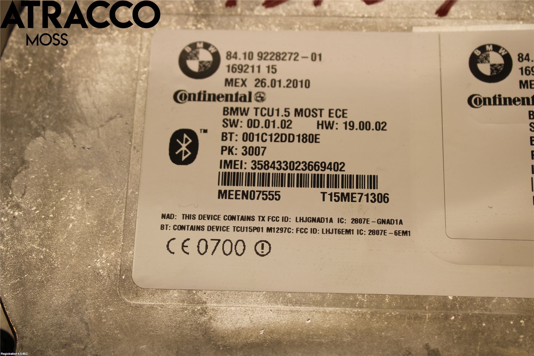 BMW 7 F01/02/03/04 09-15 Styreenhet Øvrig