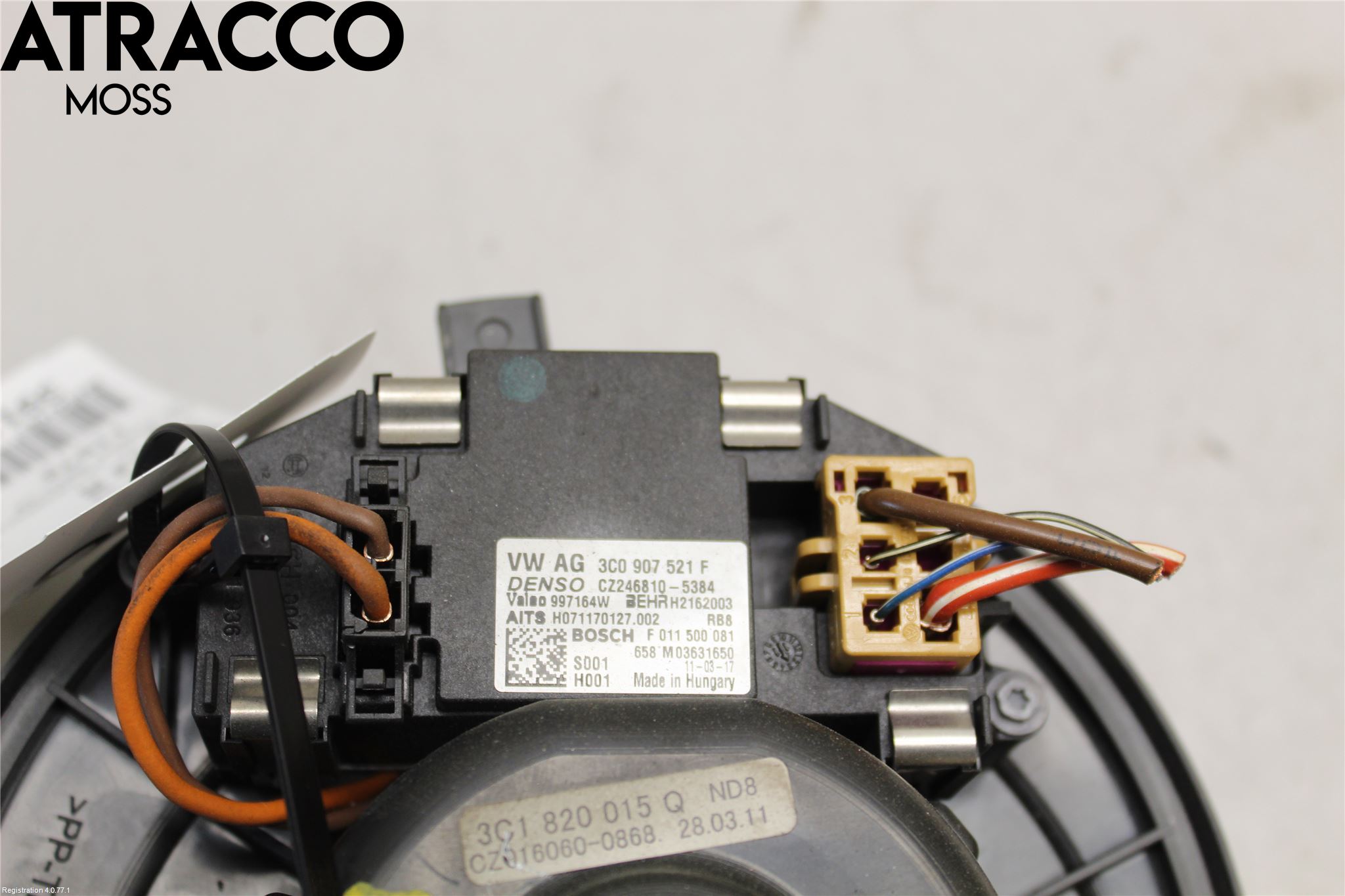 Volkswagen VW PASSAT 11-14 Varme Ac Varmeapparatvifte