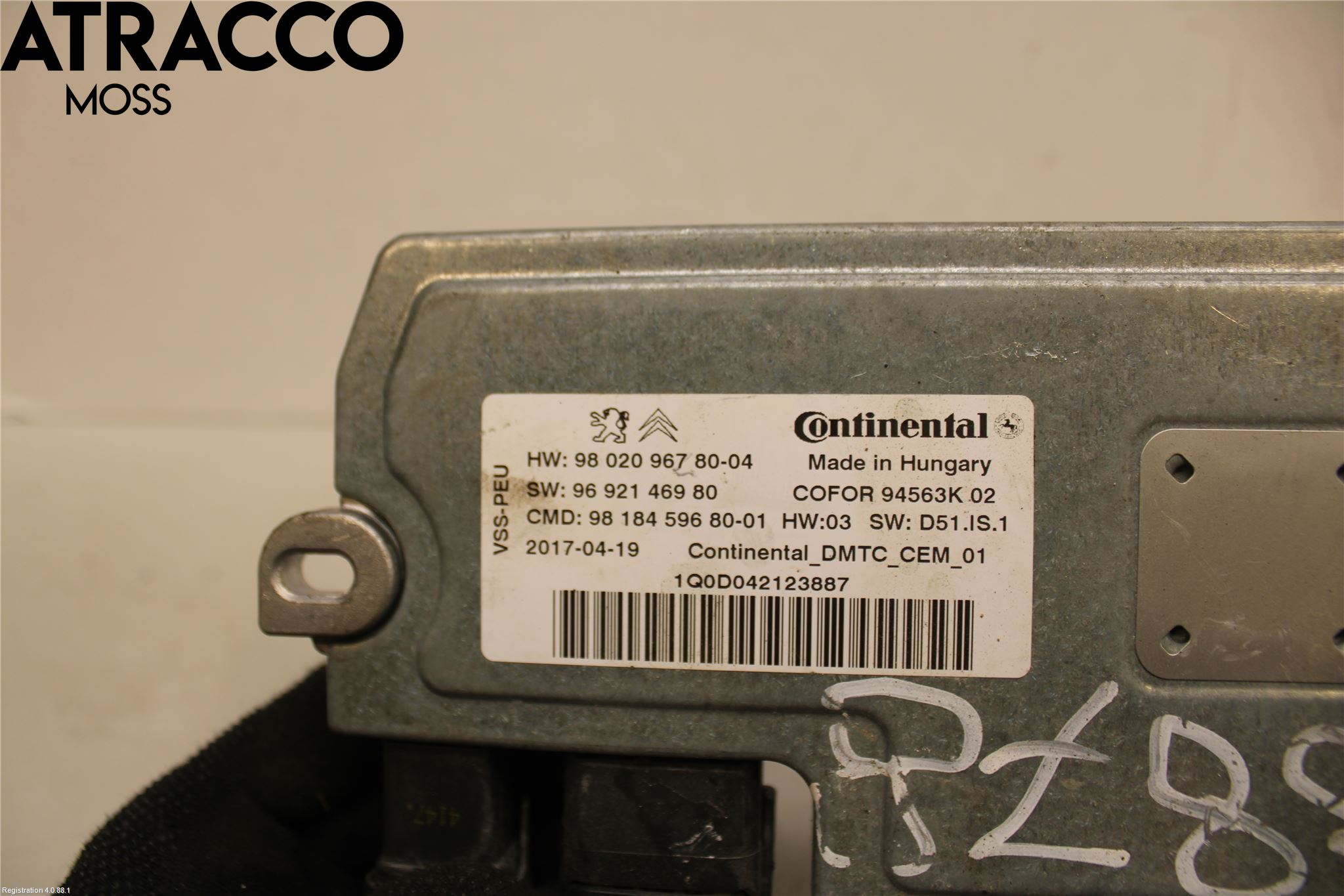 Citroen JUMPY/E-JUMPY 16- Styreenhet Øvrig