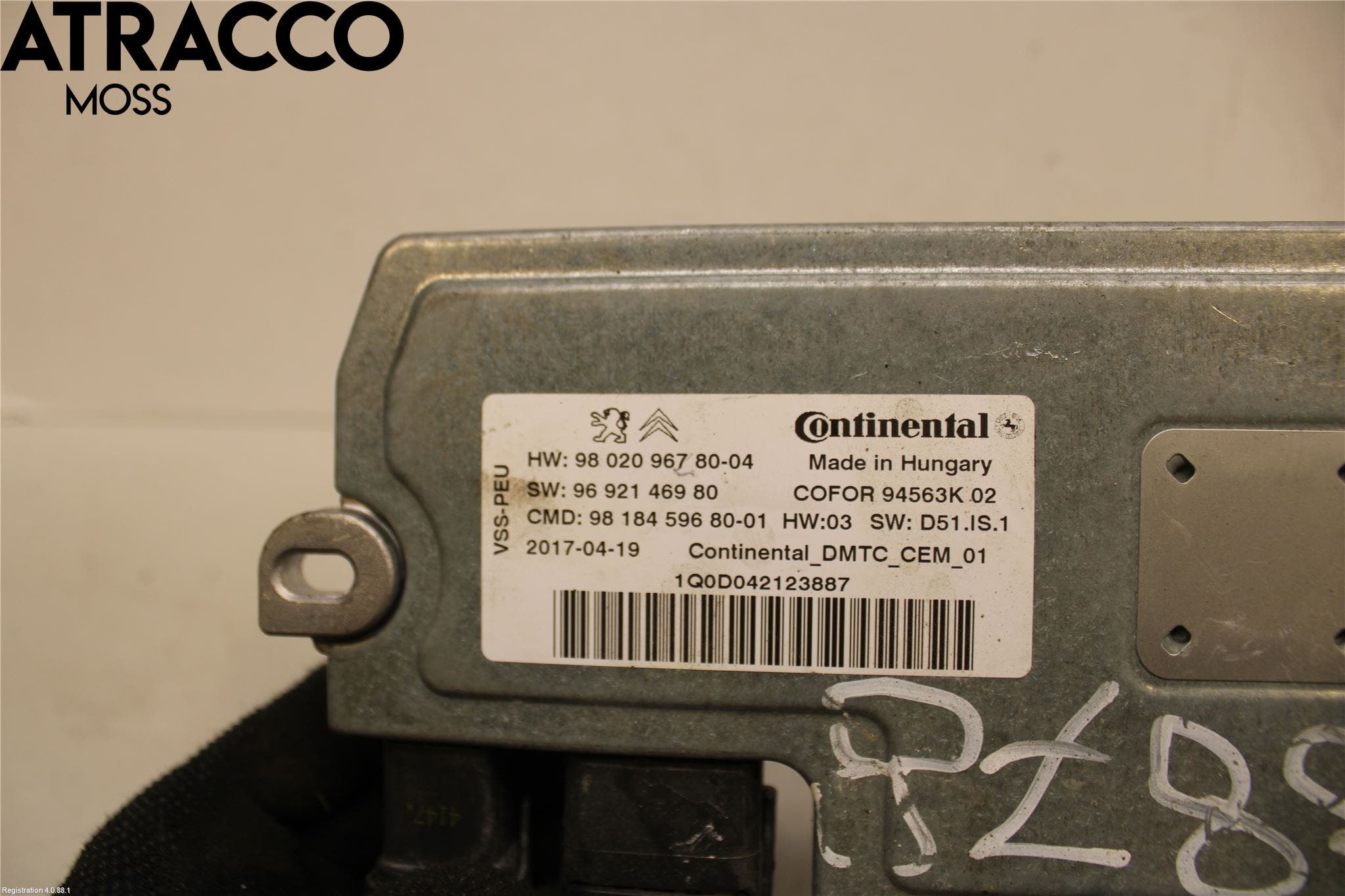 Citroen JUMPY/E-JUMPY 16- Styreenhet Øvrig