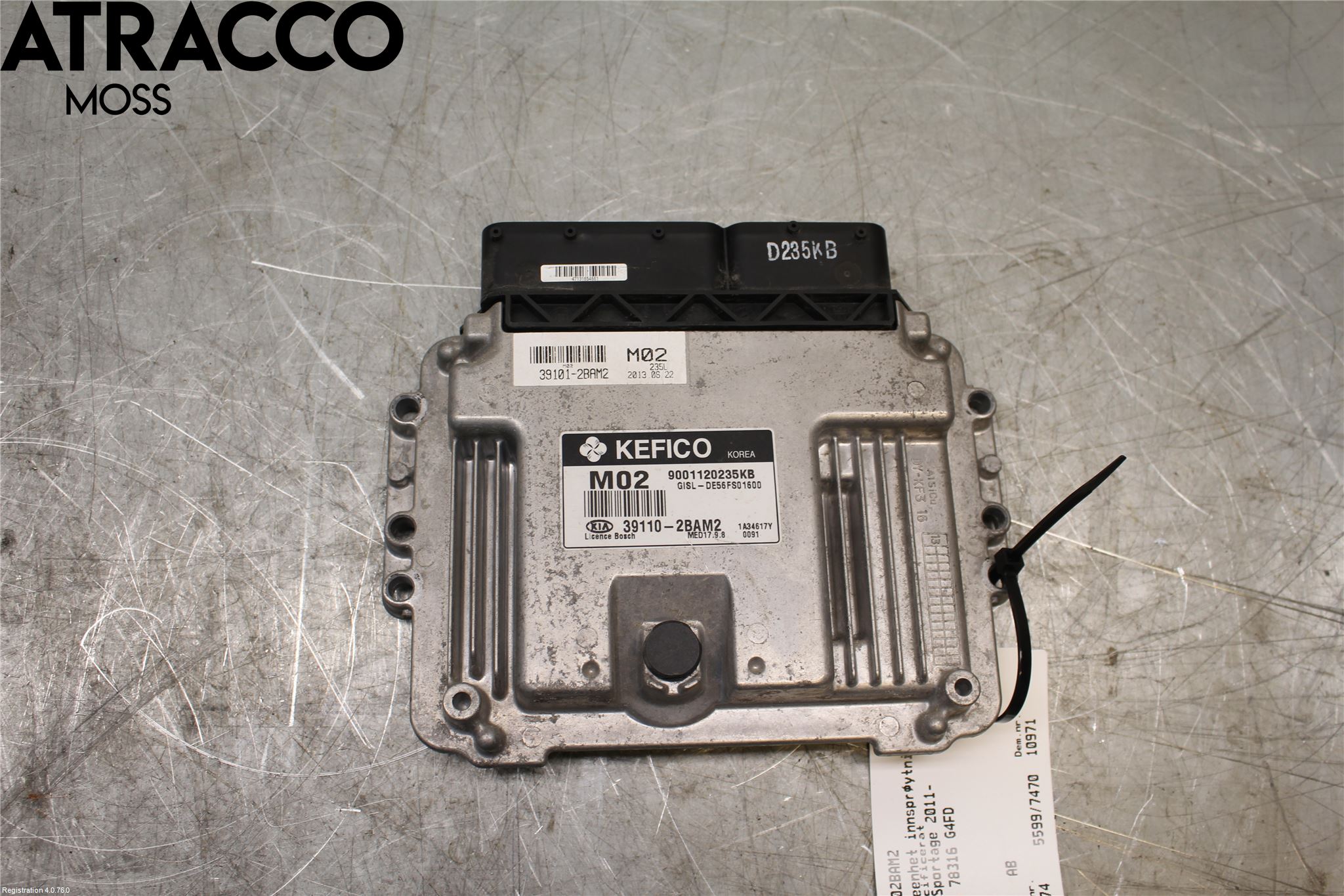 Kia SPORTAGE (SL) 11-15 Styreenhet Innsprøytning