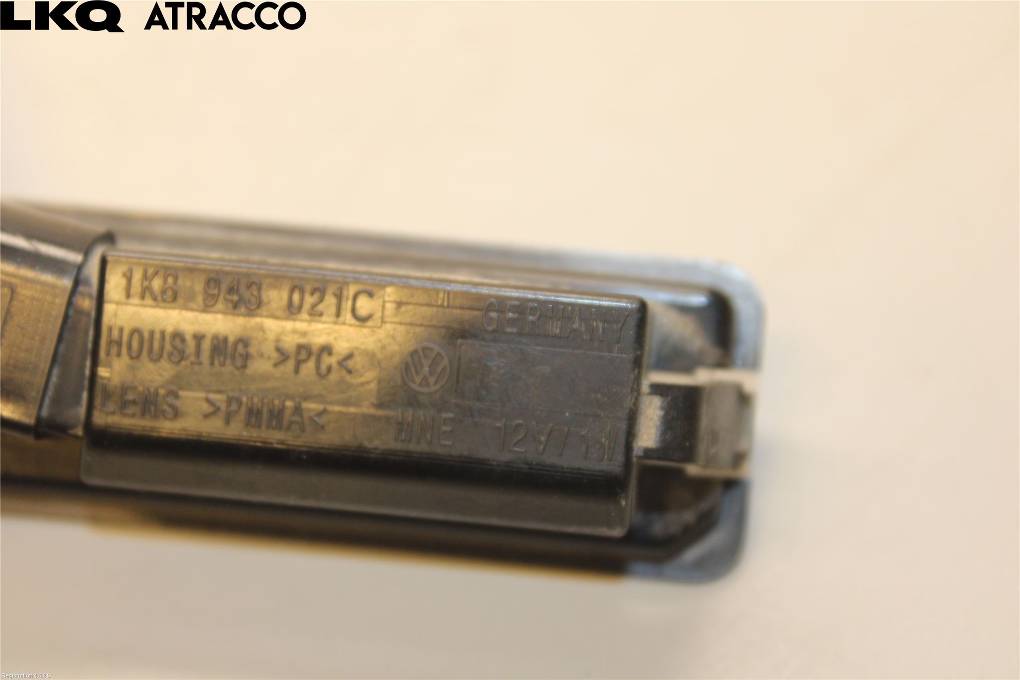 Volkswagen VW GOLF / E-GOLF VII 13-20 Skilt Belysning