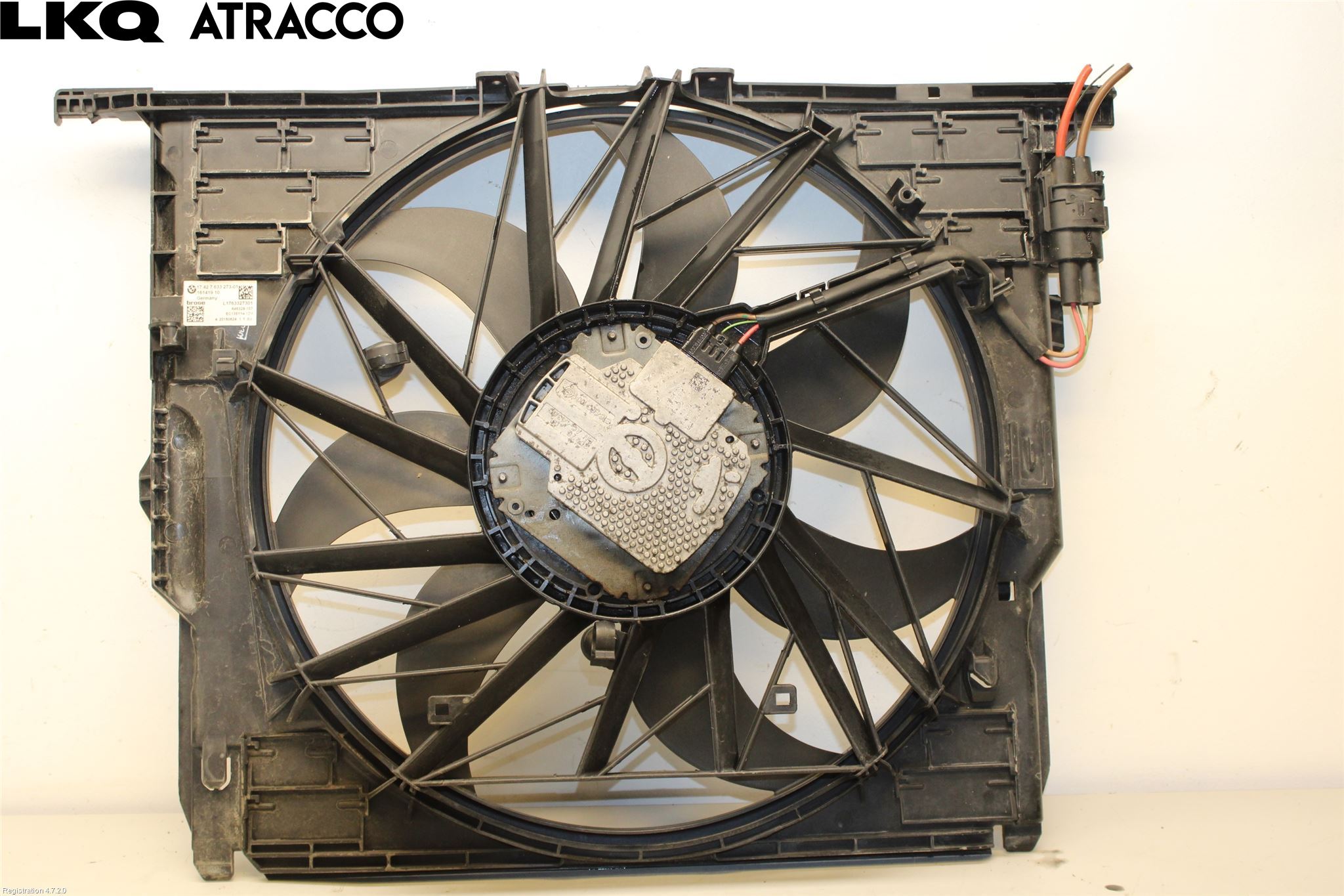 BMW 5 F10/F11/F18 09-17 Kjølevifte Elektrisk