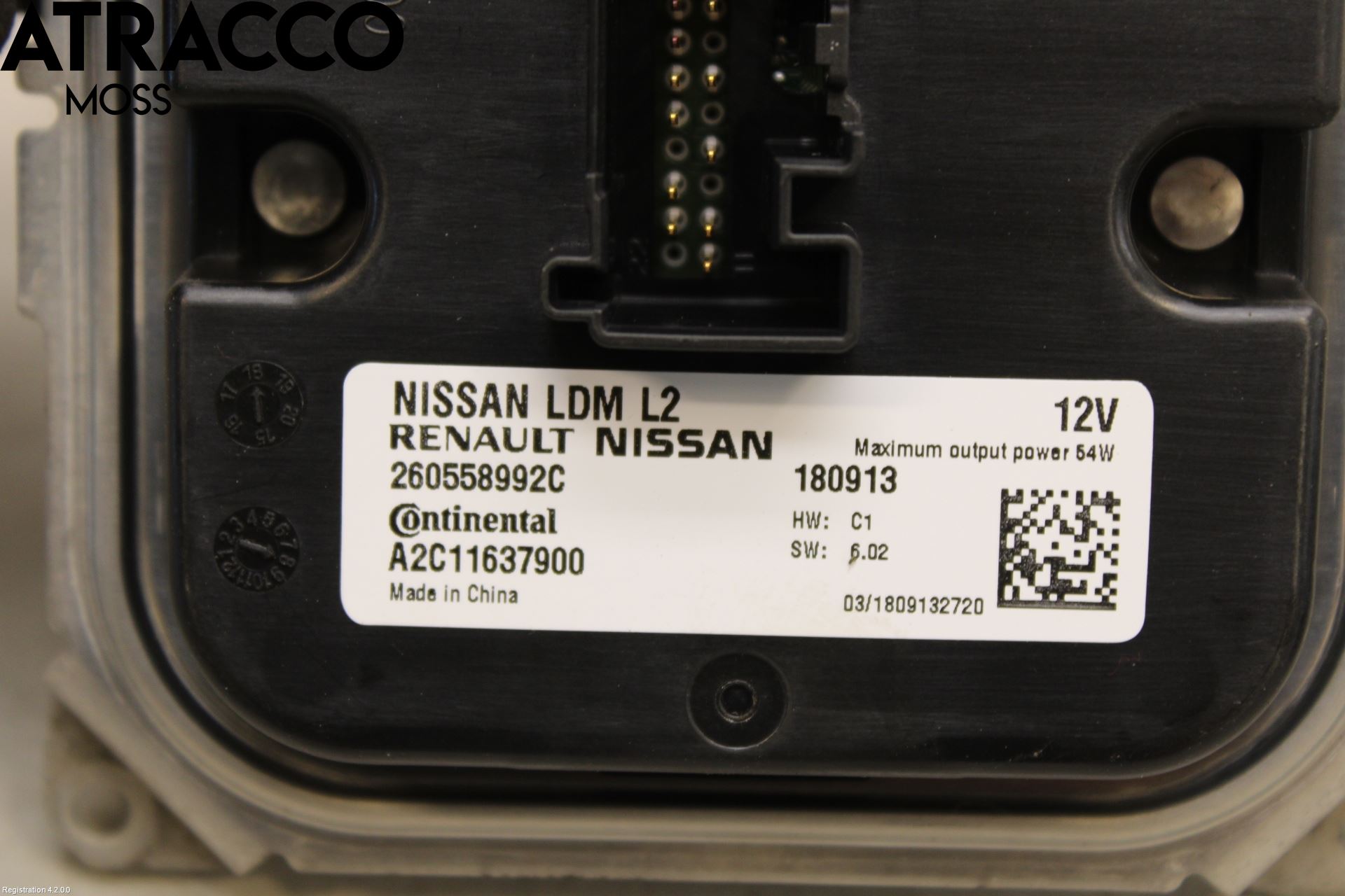 Nissan LEAF 18- Styreenhet Xenon