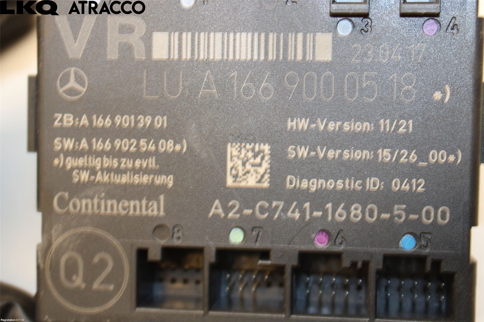 Mercedes-Benz MB B-KLASS (W246/W242) 12-19 Styreenhet Dør