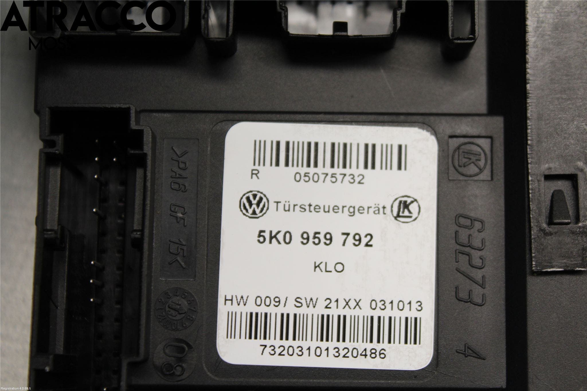 Volkswagen VW TOURAN 10-15 Vindusheismotor