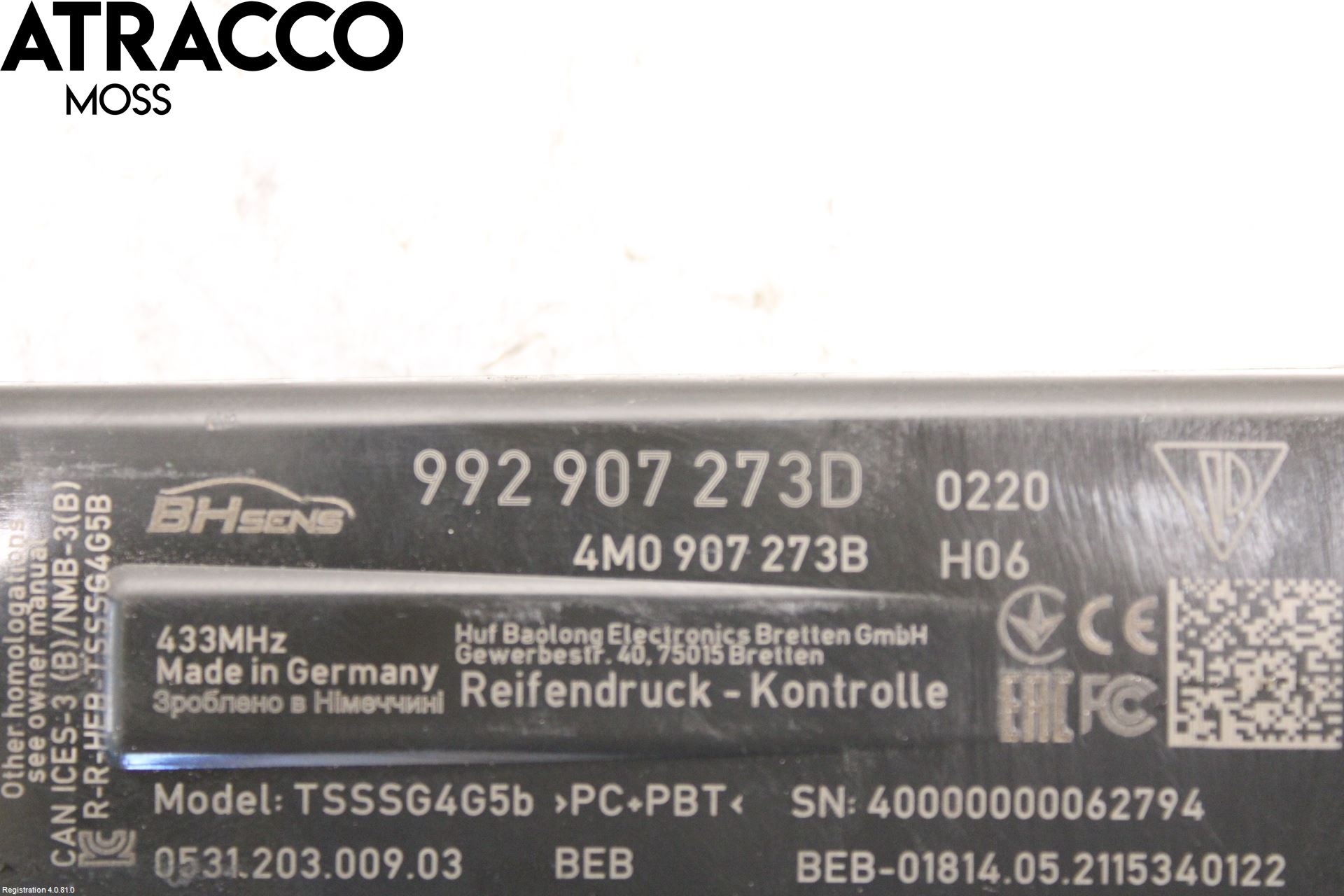 Porsche TAYCAN 20- Styreenhet Øvrig