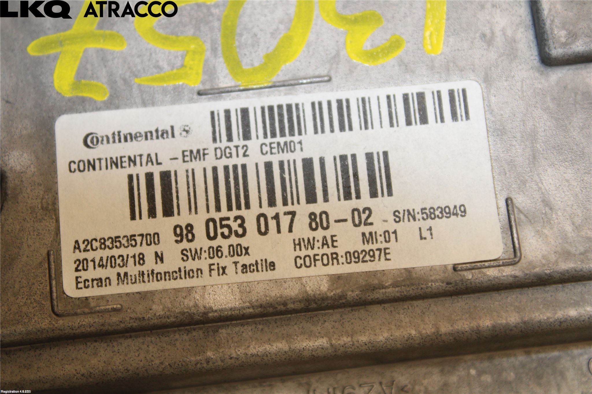 Peugeot 208 12-15 Multifunktionsdisplay