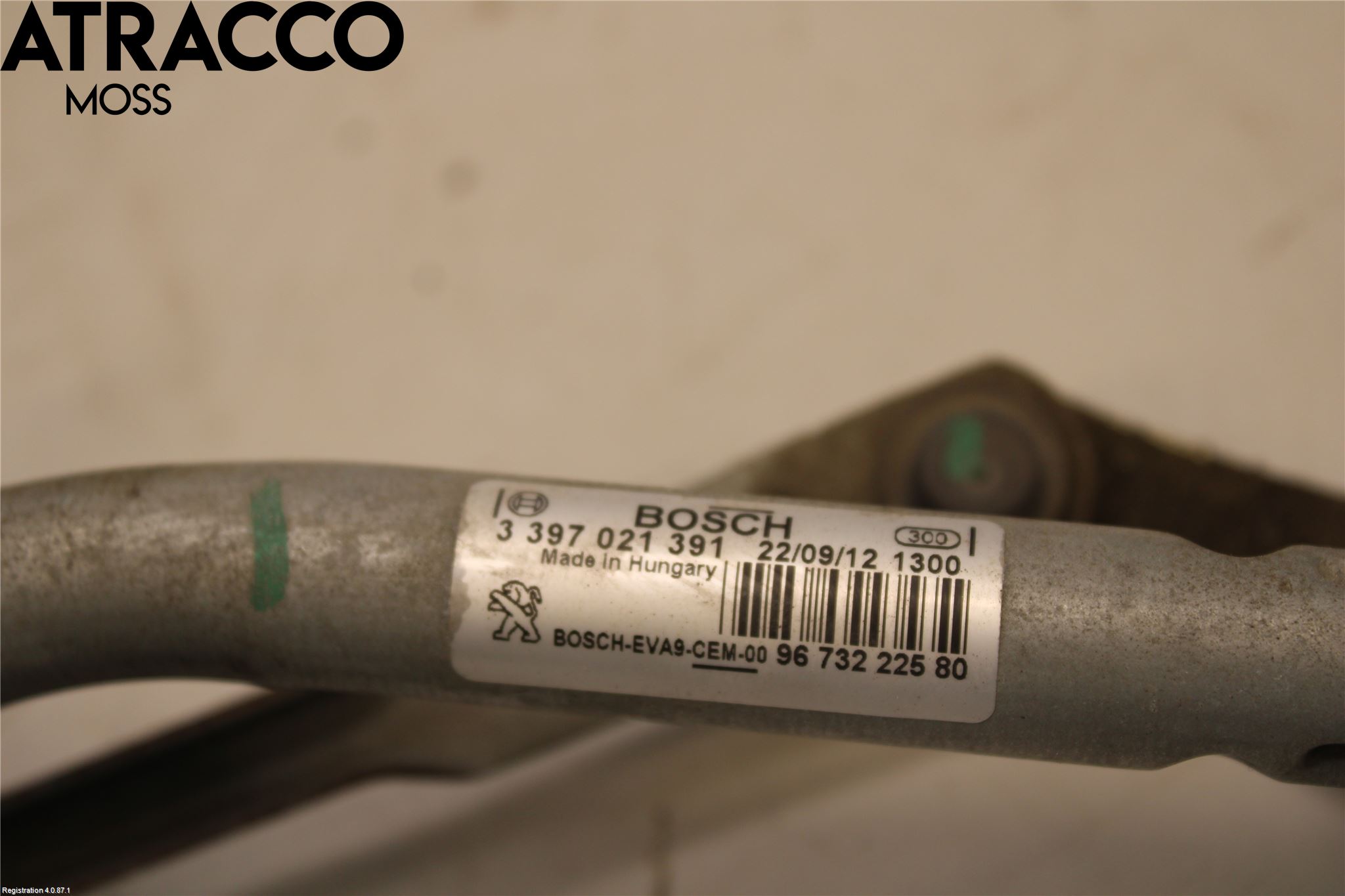 Peugeot 208 12-15 Viskeroverføring Frontrute