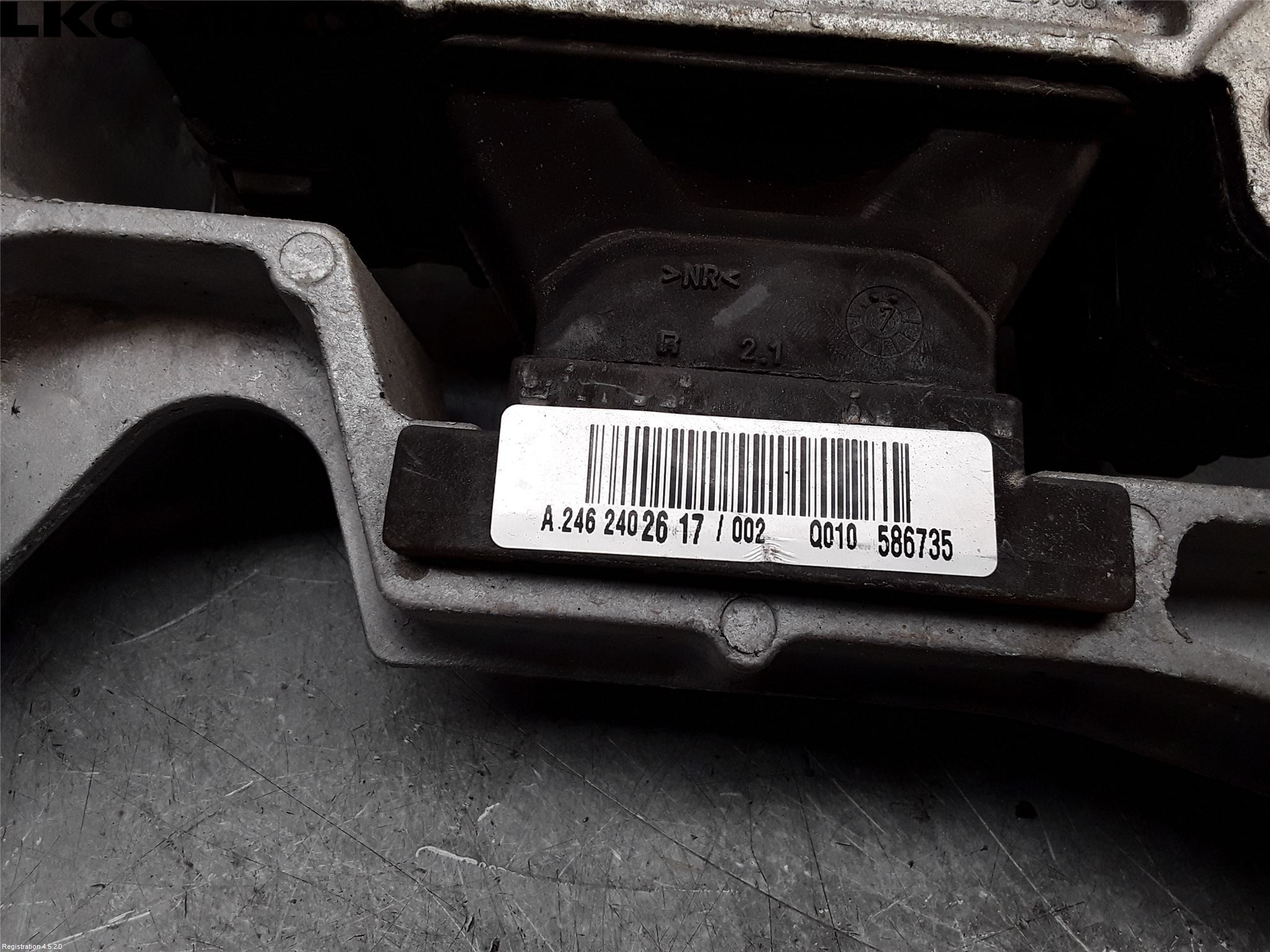 Mercedes-Benz MB B-KLASS (W246/W242) 12-19 Motor Feste Stål-Alu