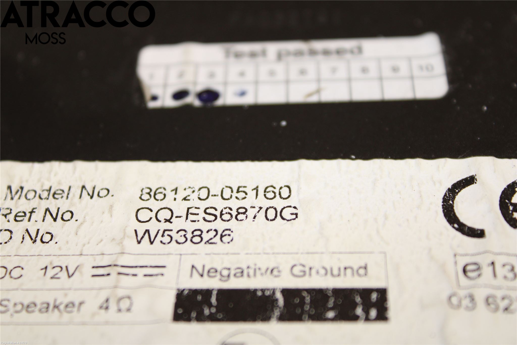 Toyota AVENSIS 09-15 Stereo Radio