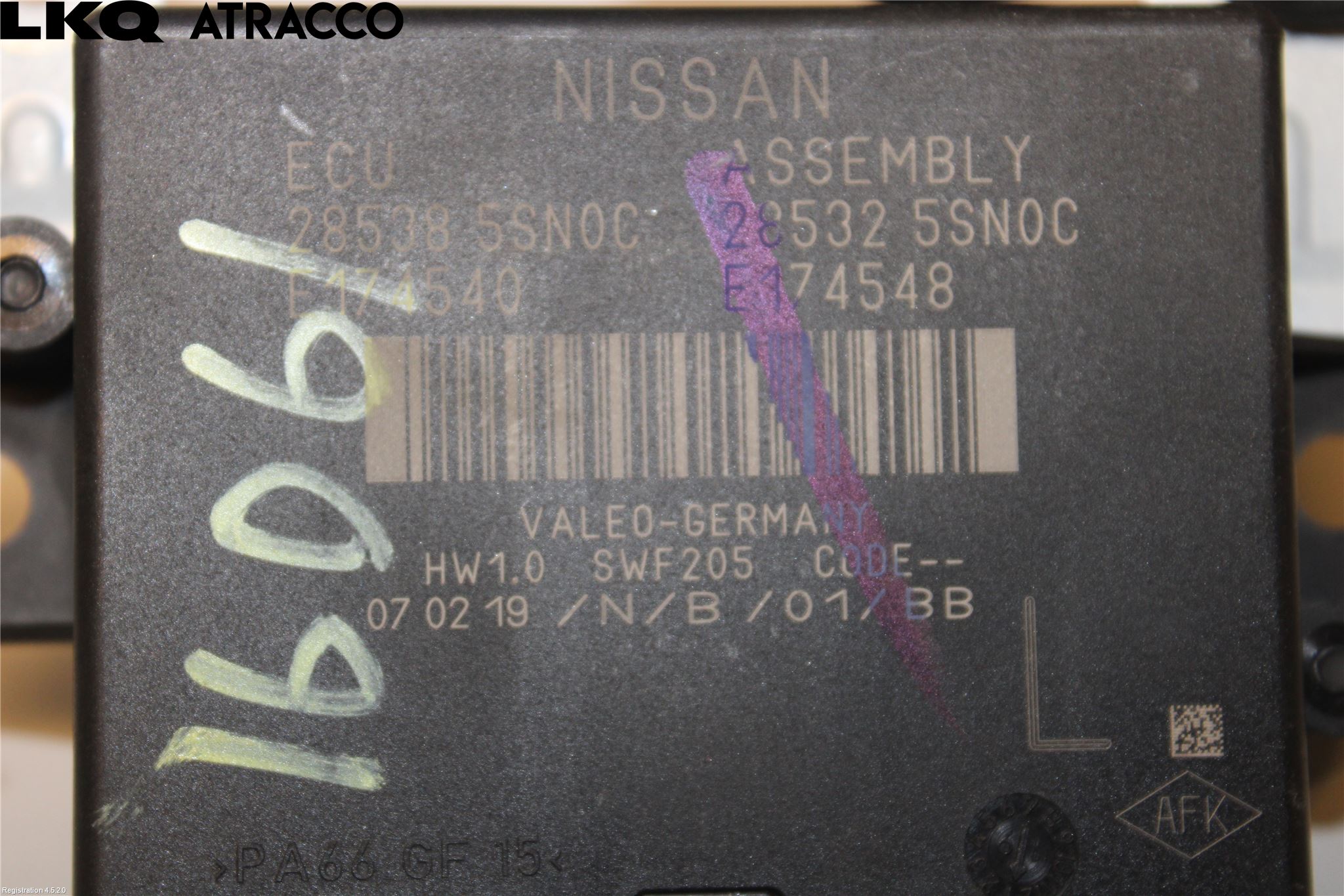 Nissan LEAF 18- Styreenhet Øvrig