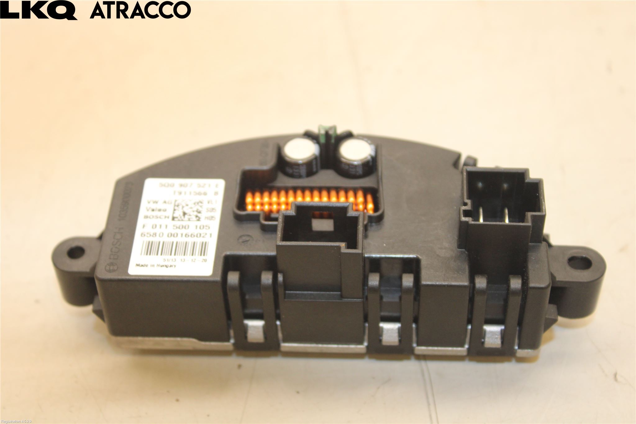 Volkswagen VW GOLF / E-GOLF VII 13-20 Varmeapparat Viftemotstand