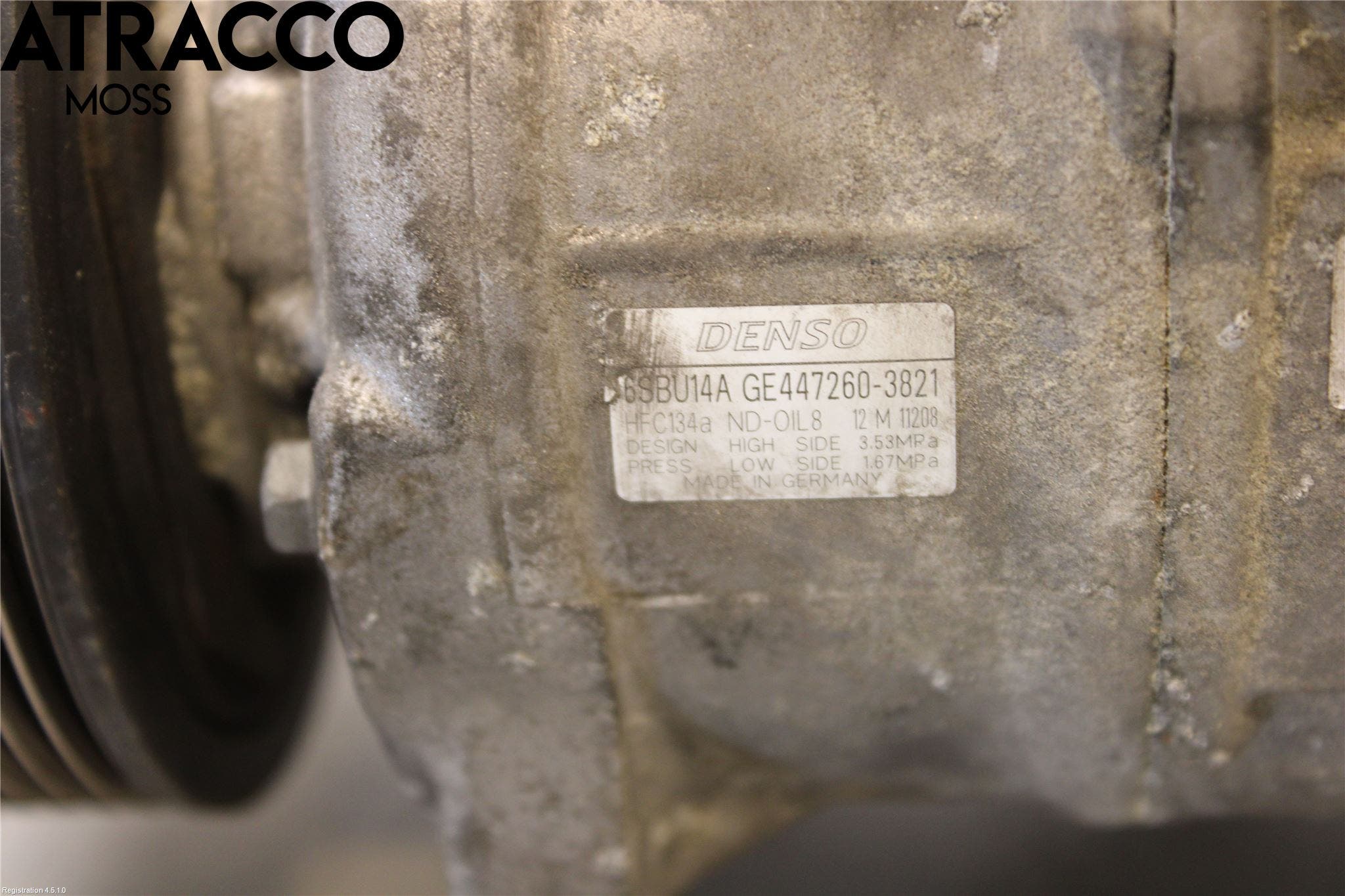 BMW 5 F10/F11/F18 09-17 Varme Ac Kompressor