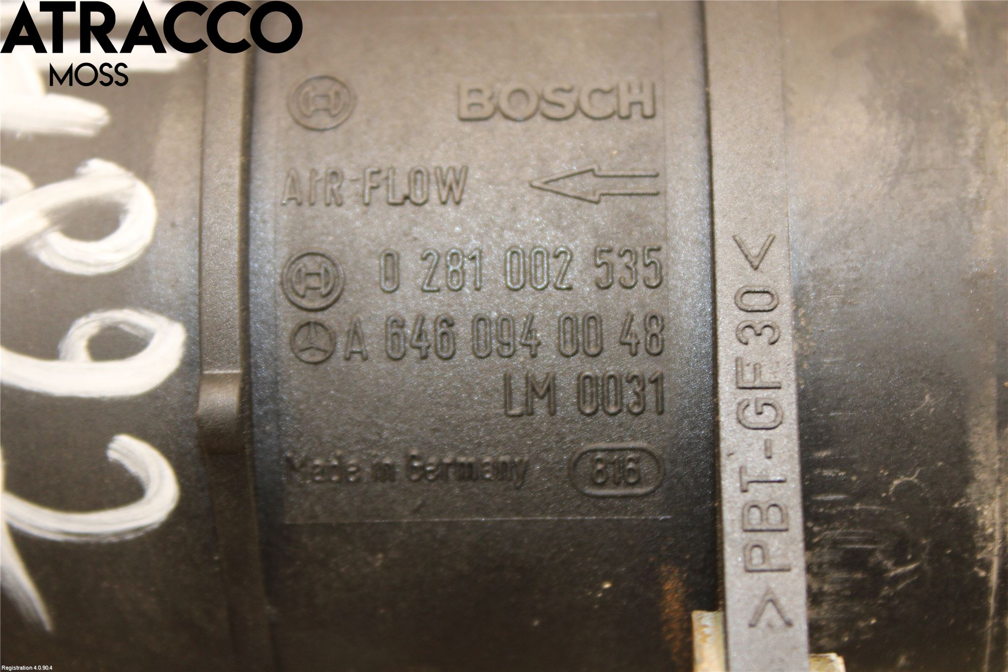 Mercedes-Benz MB E-KLASS (W211) 02-09 Inns Luftmassemåler